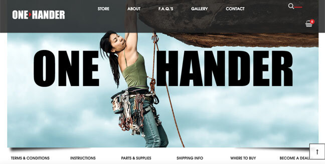 Click above to see OneHander website