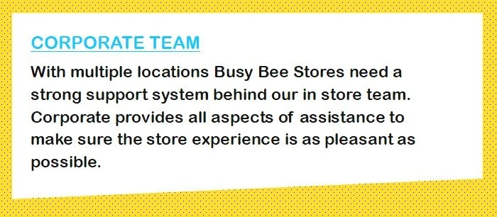 Work at Busy Bee!