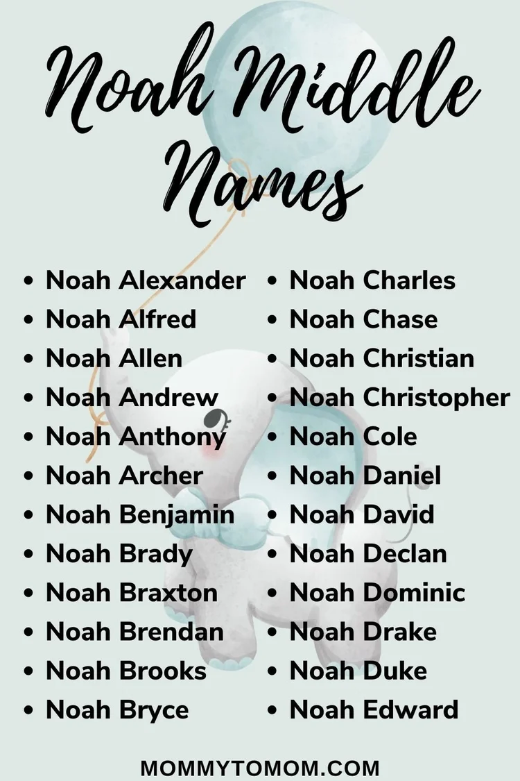 80 Timeless Middle Names For Noah (With Meanings)