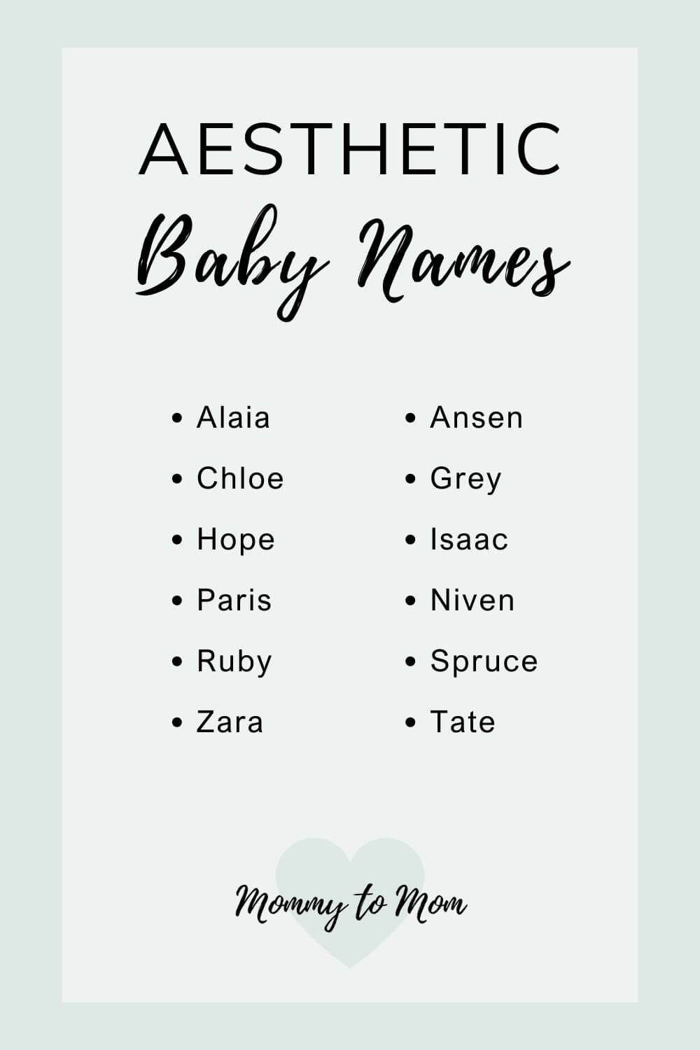 111 Soft Aesthetic Baby Names For Girls And Boys