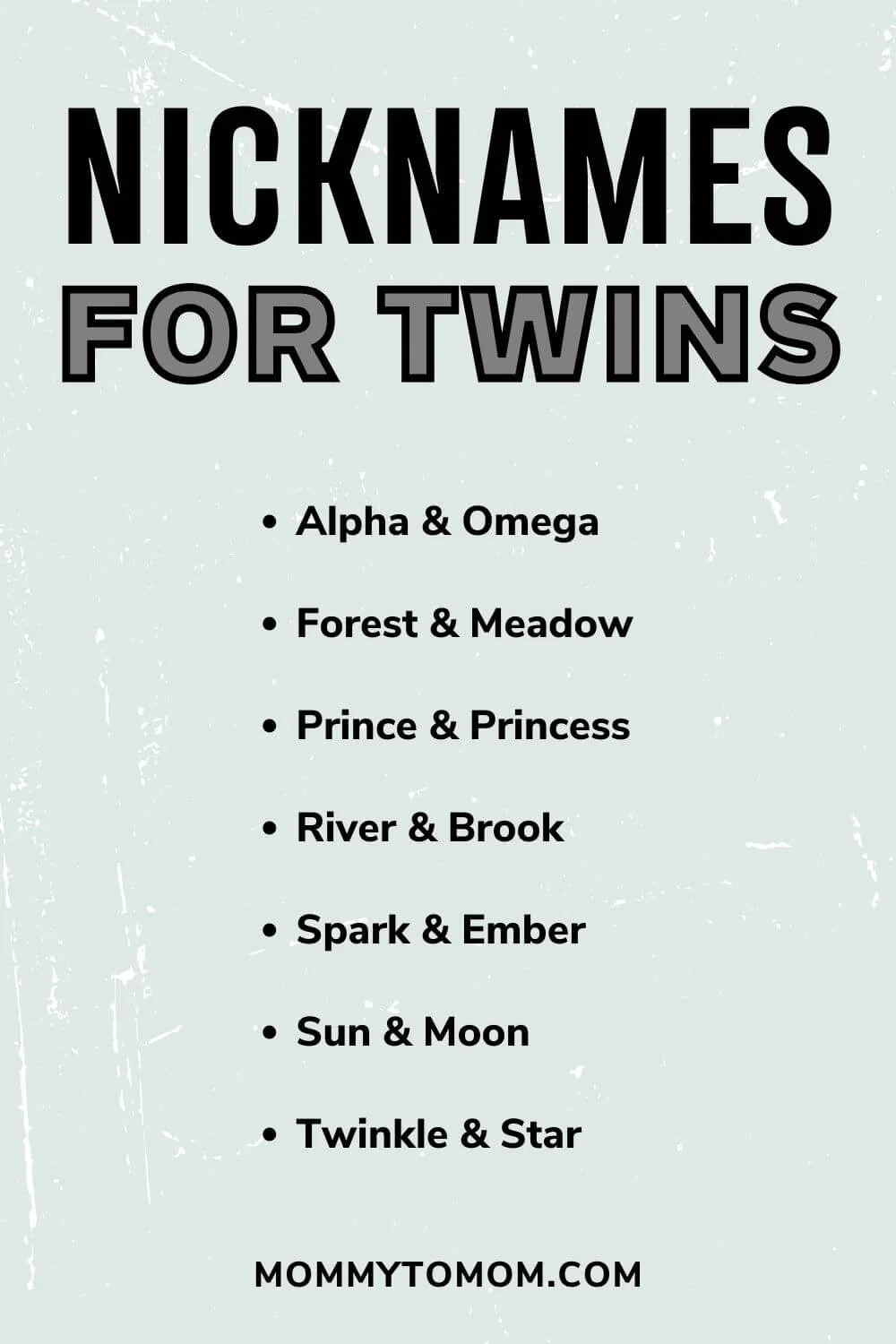 333 Nicknames For Twin Babies (Funny, Unique, And Categorized)