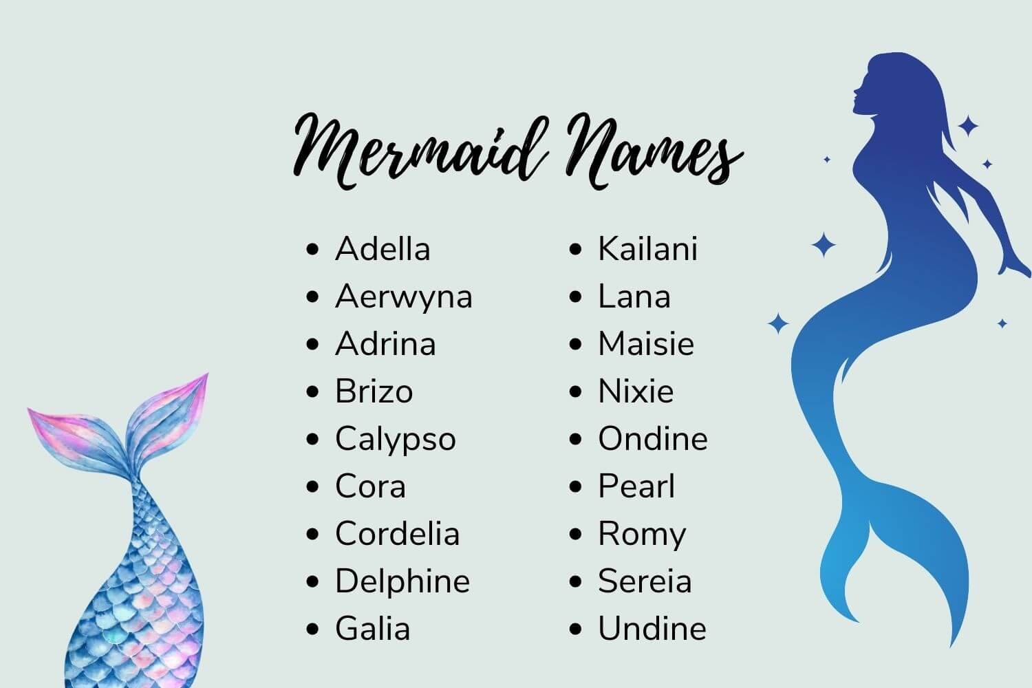 55 Mystical Mermaid Names And Their Meanings.