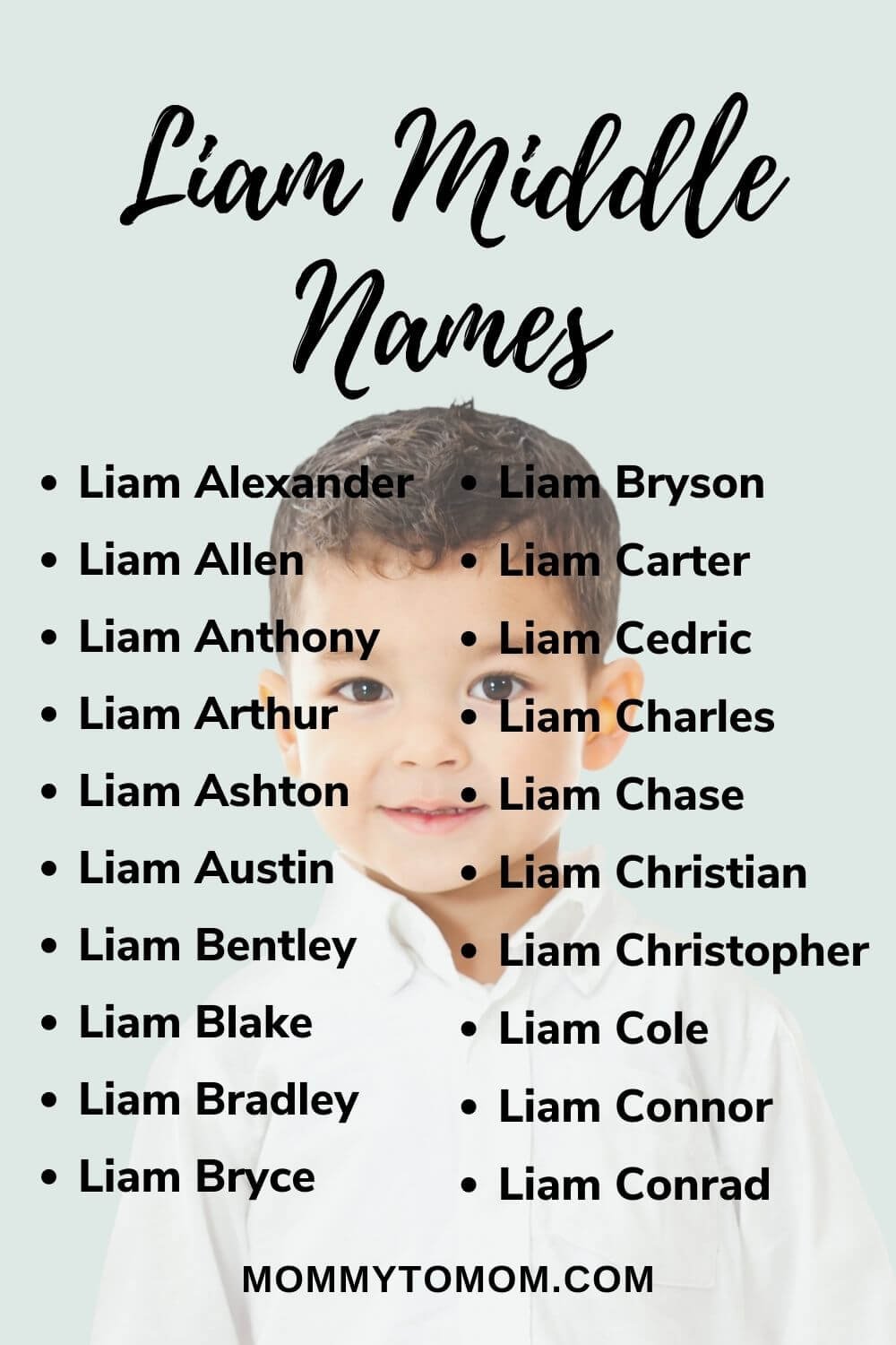 63 Perfectly Paired Middle Names For Liam