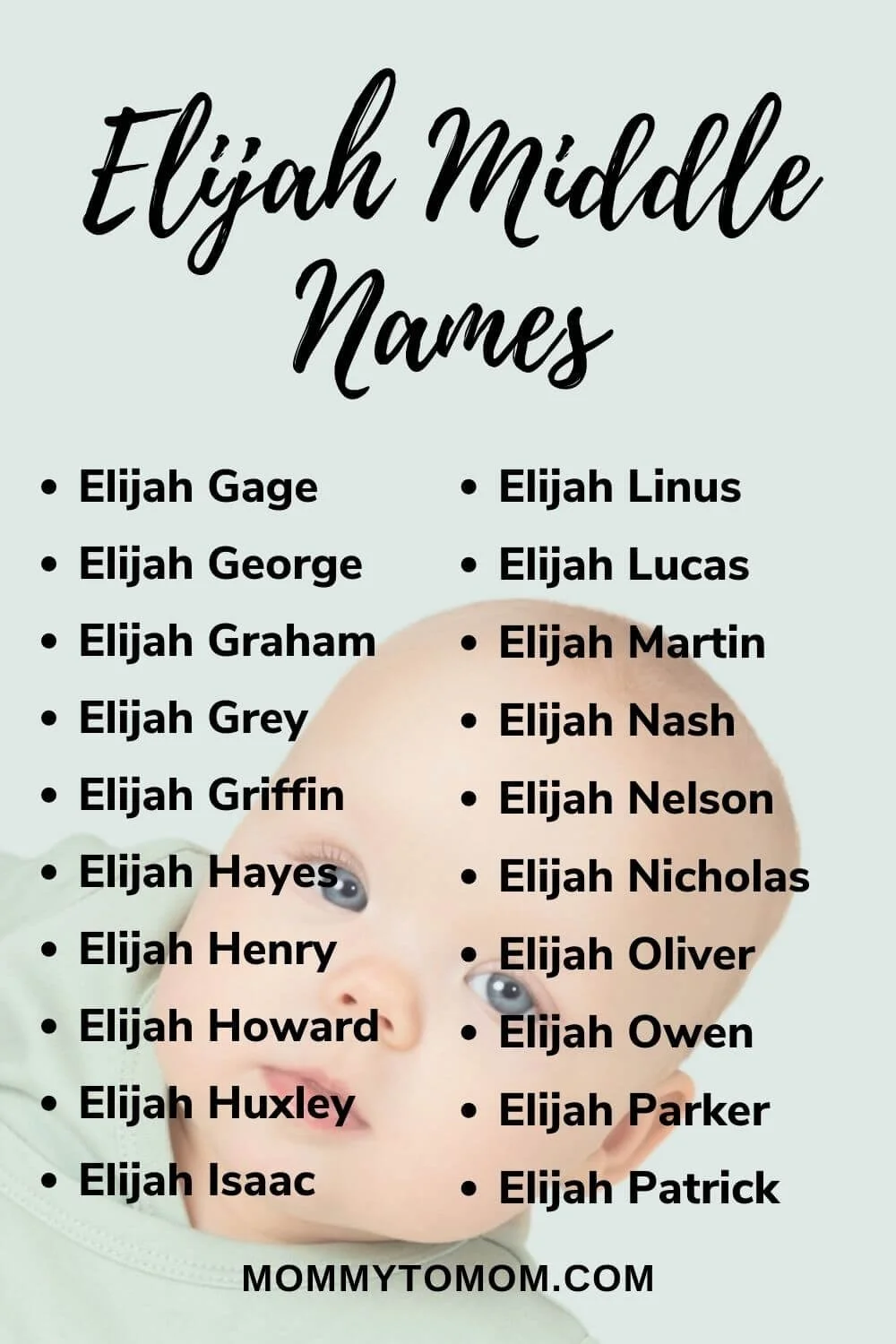 73 Middle Names For Elijah And Their Meanings