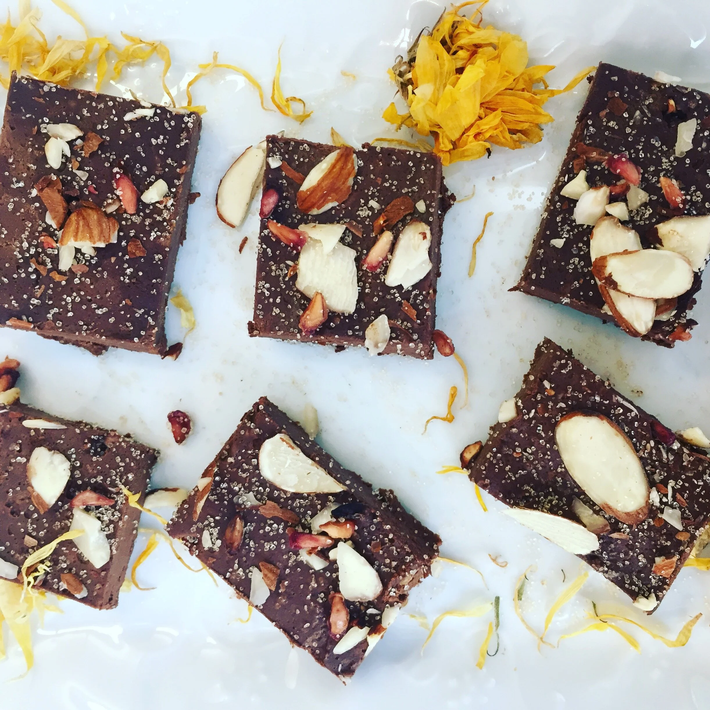 Pumpkin, Cacao &amp; Rose 'Fudge' Bites