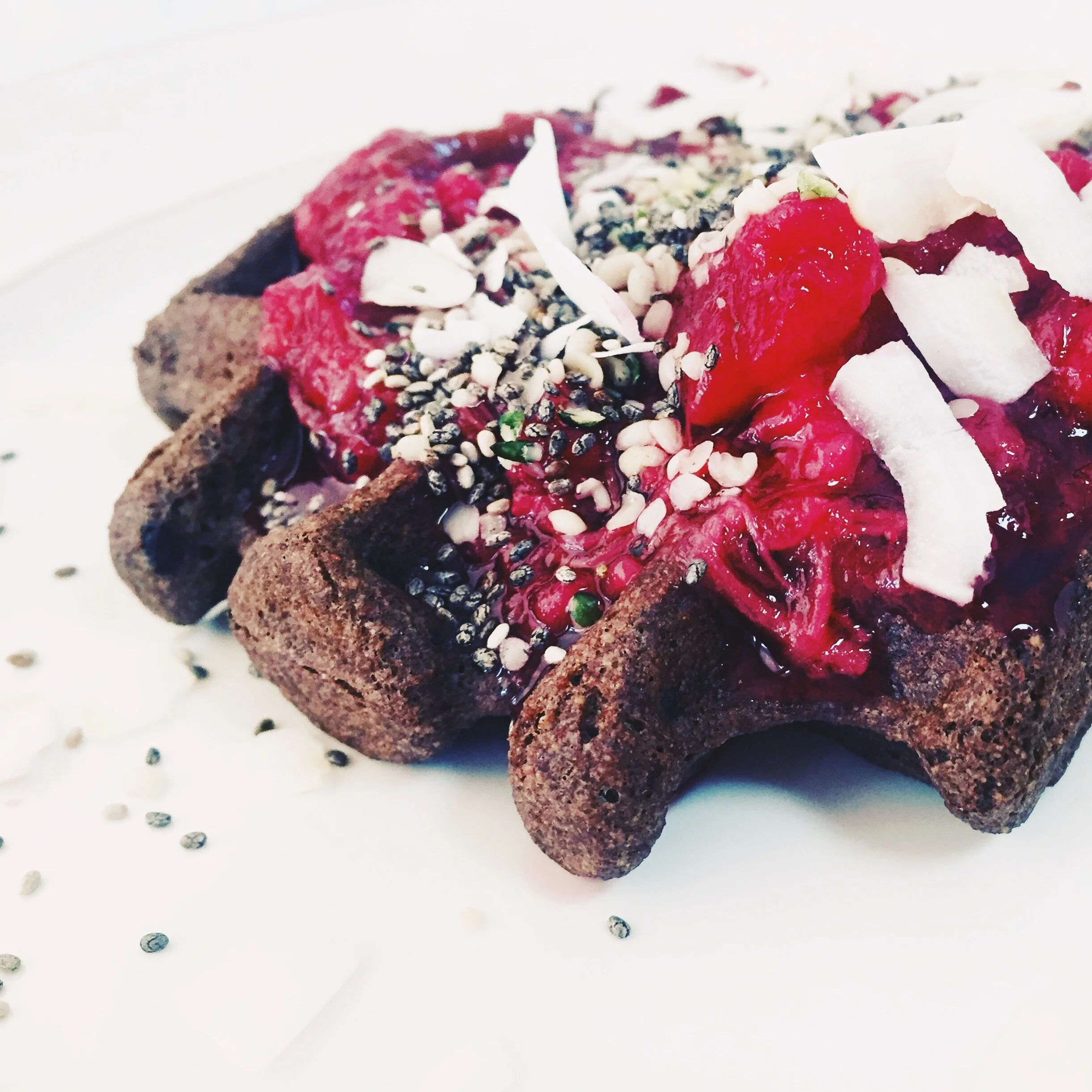 Carob Paleo Waffles !