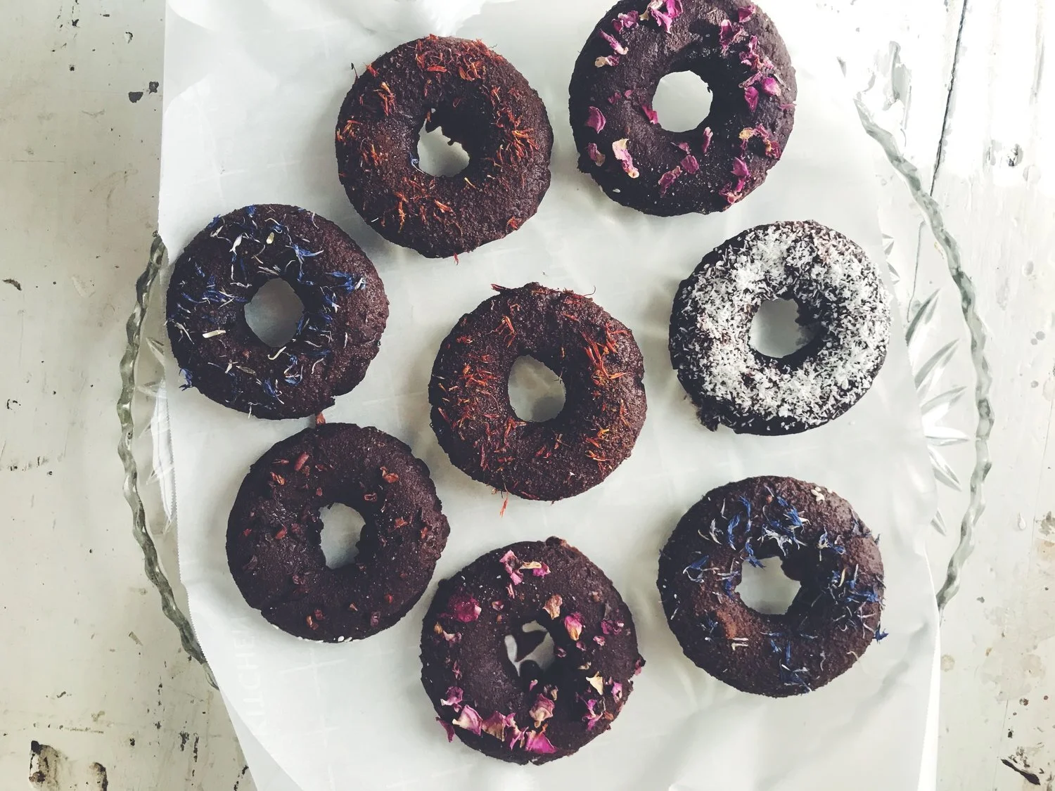 Chocolate and Tahini Donuts