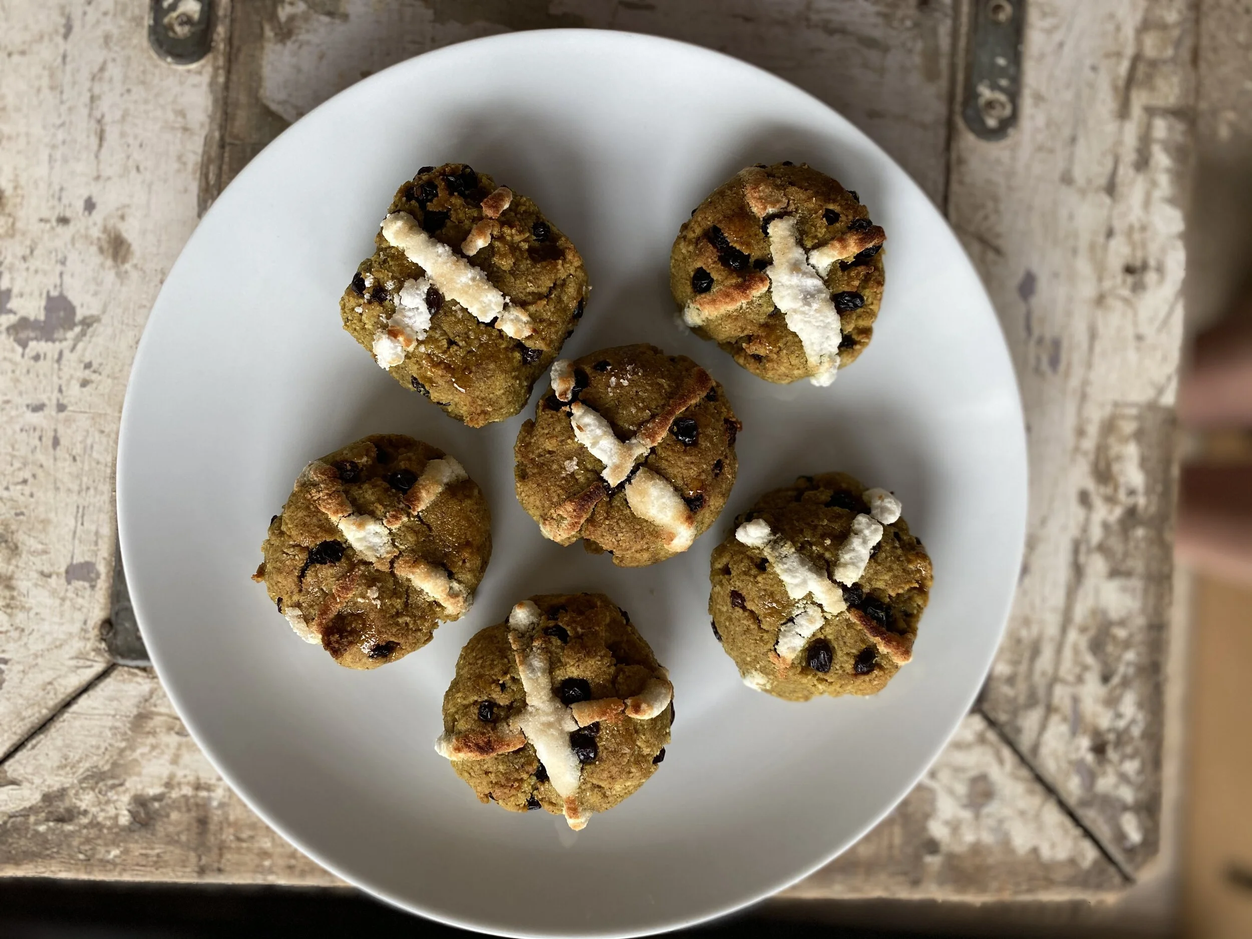 Paleo Golden Hot Cross Buns