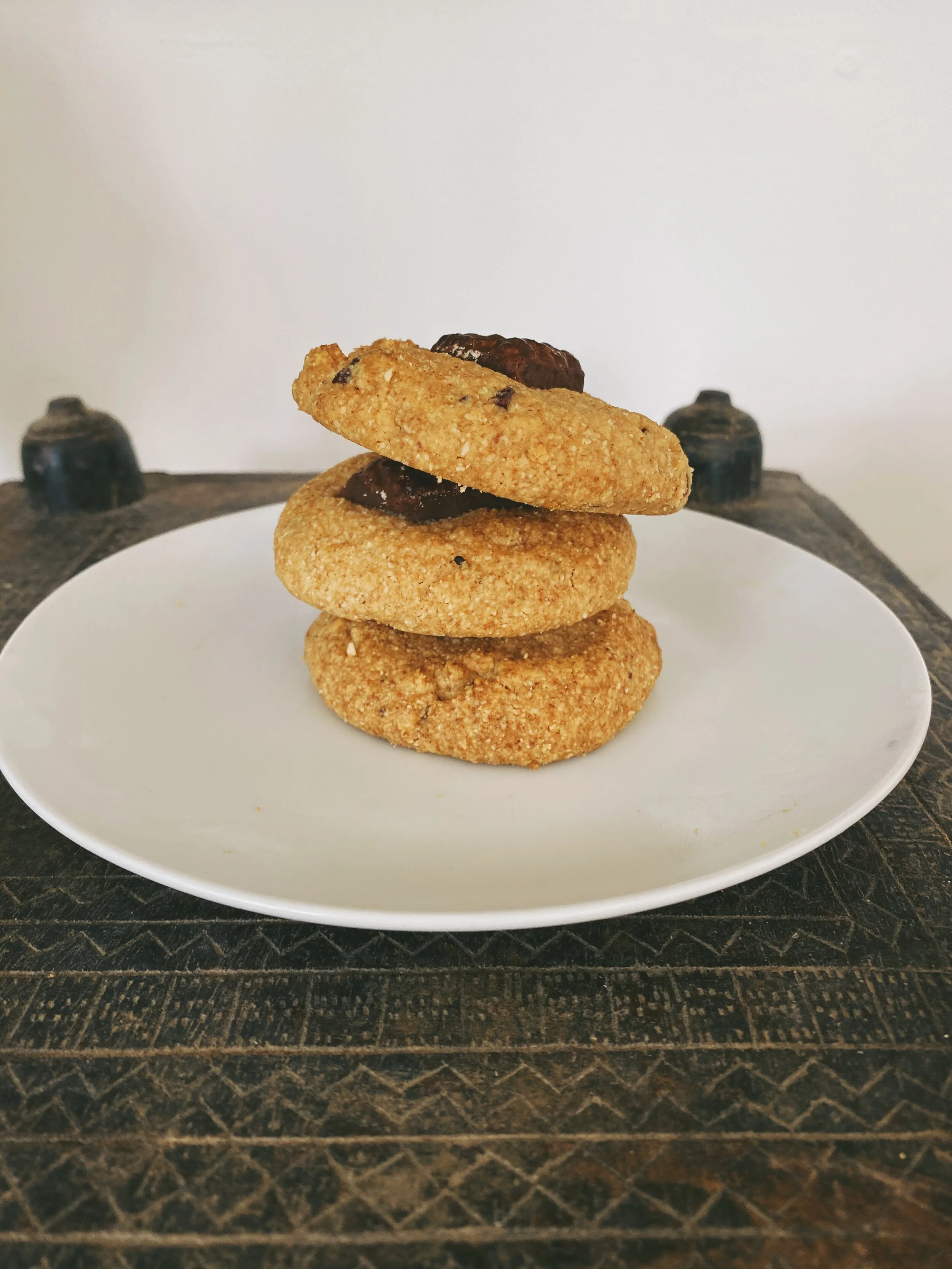 Paleo + Keto Maca Choc Chunk Cookies