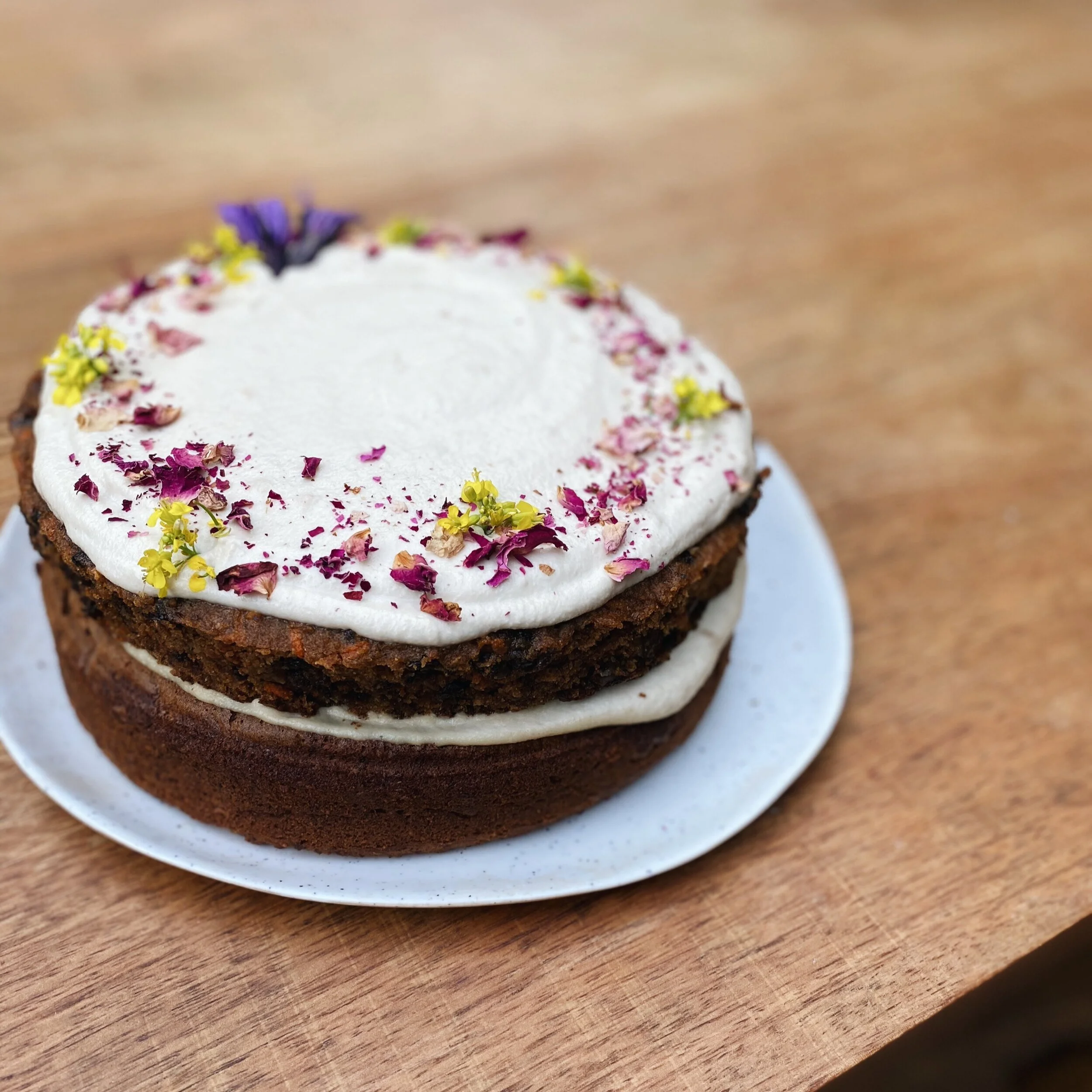 Paleo Carrot Cake (with vegan option!)