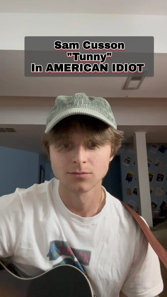 💿 Seems like it was meant to be...
🎸Meet Sam Cusson! He will play Tunny in AMERICAN IDIOT starting September 4th!
Www.shortnorthstage.org/americanidiot
#shortnorthstage
#snsamericanidiot
#americanidiot
#supportthearts
#supportlocaltheatre