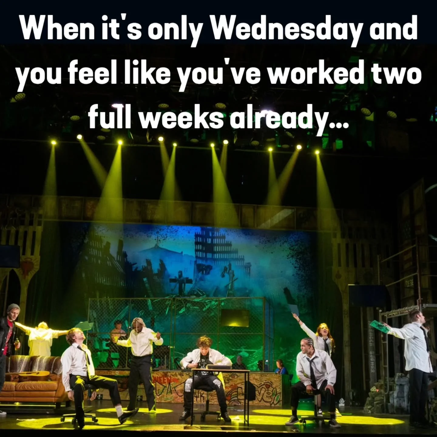 We get it. Come rage with us starting tomorrow night and start your weekend a little early!
⚡️Www.shortnorthstage.org/americanidiot ⚡️
#shortnorthstage
#snsamericanidiot
#americanidiot
#Wednesday
#work
#greenday
#supportlocaltheatre
📷: @ryan