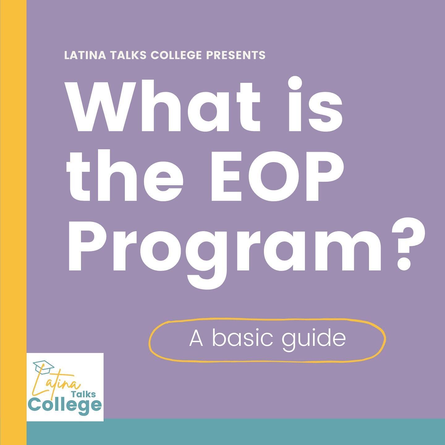 The poll results are in! 📊
&gt;&gt;&gt;scroll ➡️ for more info&gt;&gt;&gt;

Thank you 🙏 to all those who voted 🗳in my story poll! 

You asked for more information on EOP programs&hellip;&hellip;and, here it is!!

I have created this handy dandy gu