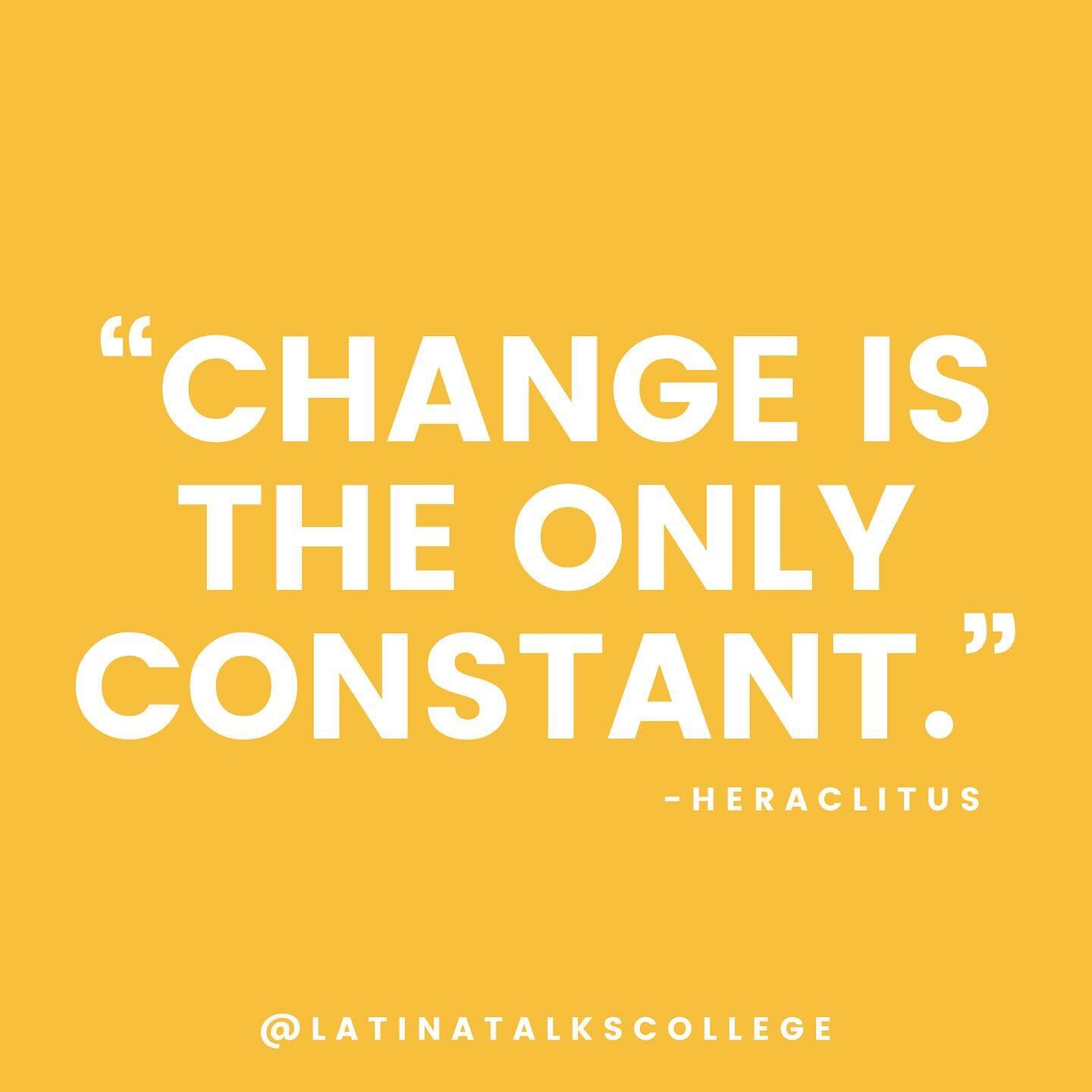 Not only do I encourage students to BE the change, but I also help them normalize change as part of life while empowering them with the tools to ride the 🌊 of change. 

This past year has been one heck of a roller coaster when it comes to college ad