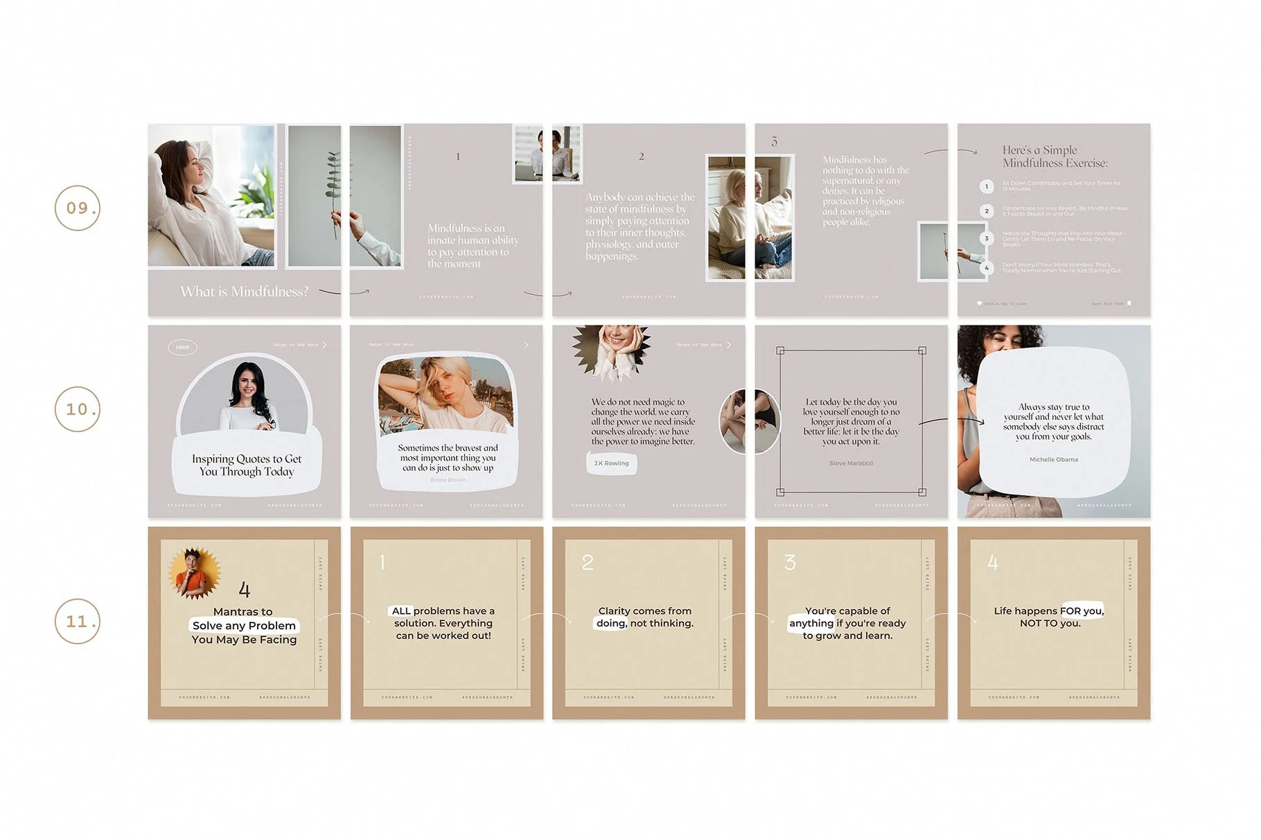 StepByStep Coaching Carousel CANVA — Andrew Pixel