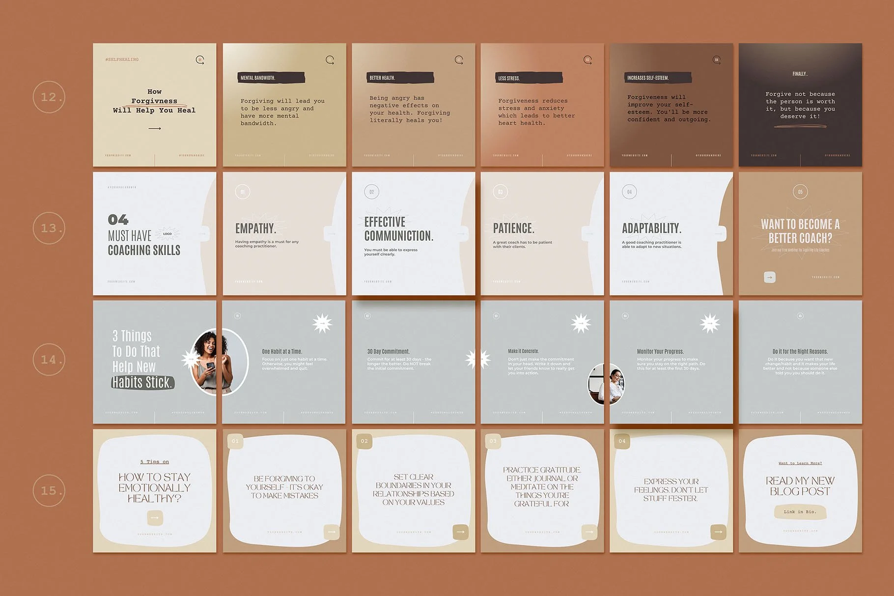 StepByStep Coaching Carousel CANVA — Andrew Pixel
