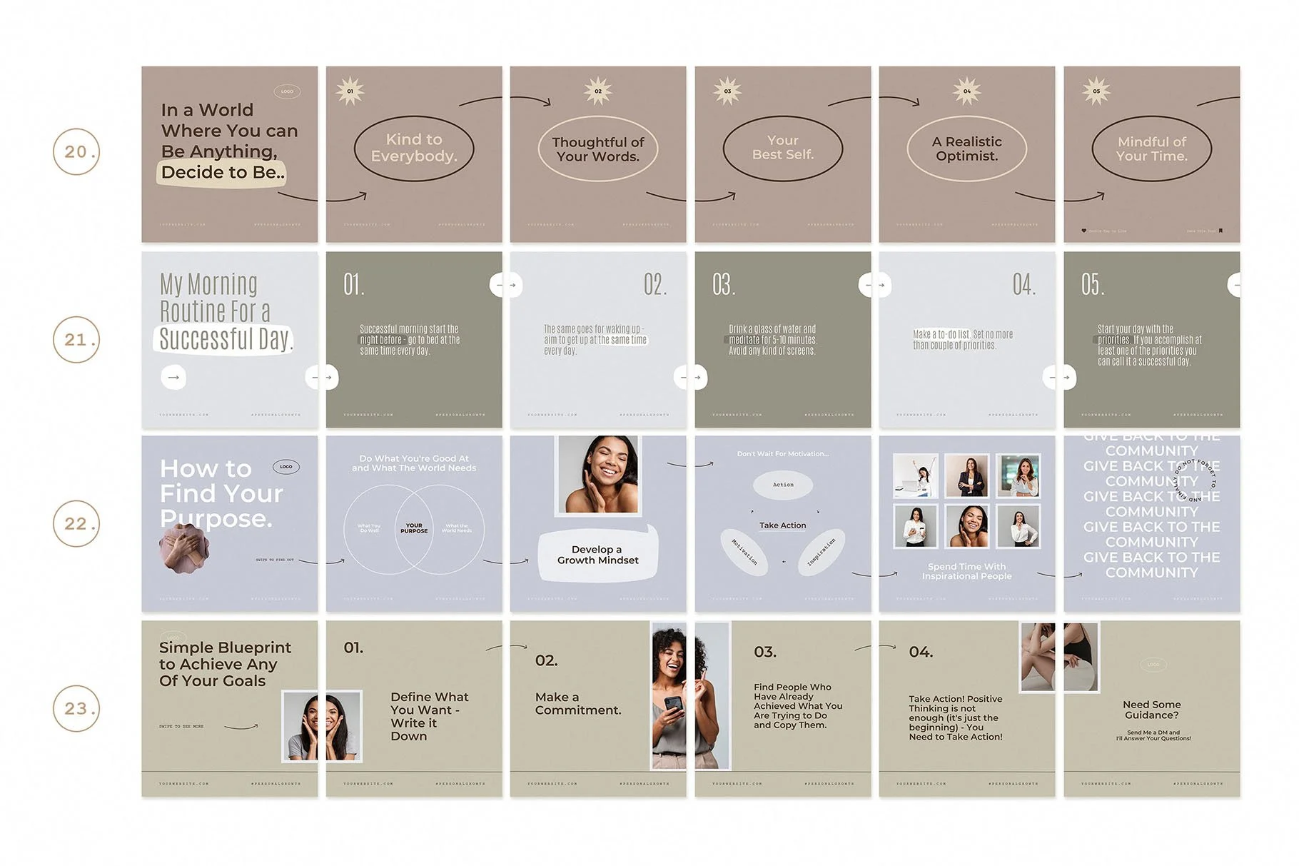 StepByStep Coaching Carousel CANVA — Andrew Pixel