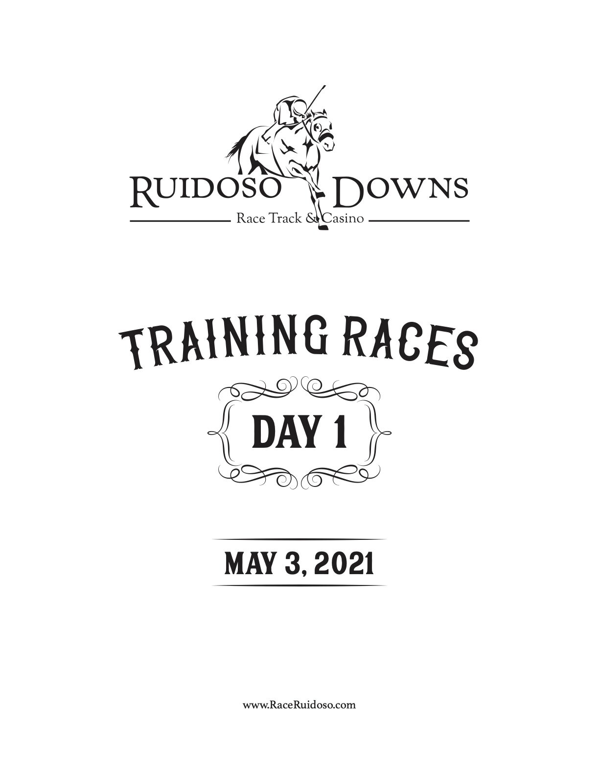 PROGRAM: May 3, 2021 Training Races RDRT