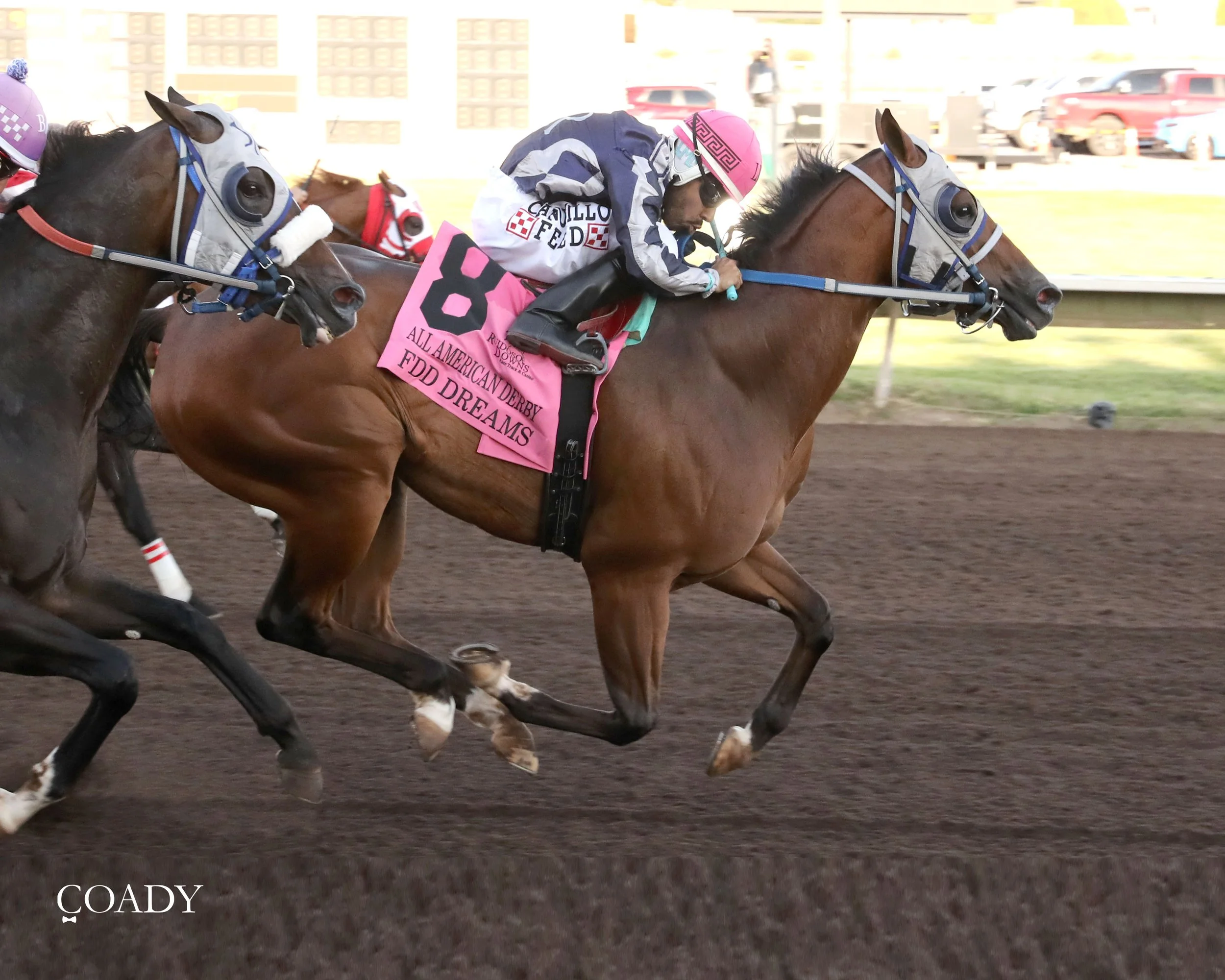 FDD DREAMS - All American Quarter Horse Derby-G1 - 09-01-25 - R09 - Ruidoso Downs - Finish 01 - Kurtis Coady.jpg