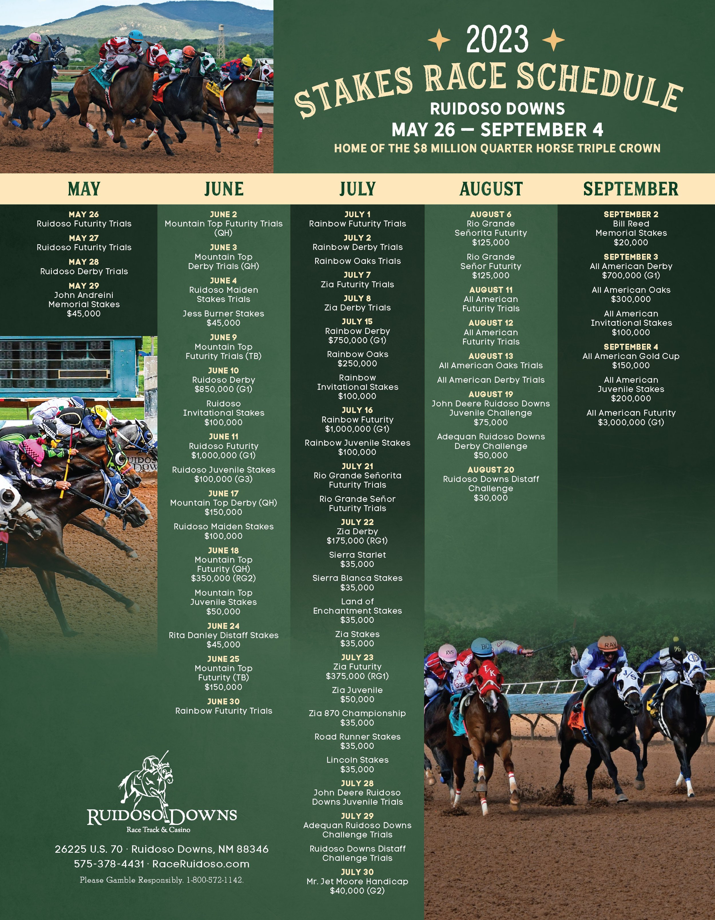 23 DOSO 0538 2023 Stakes Schedule P5 UPLOAD HRwB 