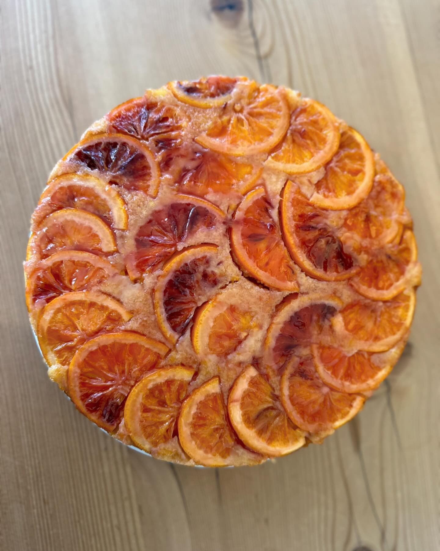 Our blood orange olive oil cake is back!  Come by and enjoy a slice while it lasts. 🥰🍊
Pre-orders of a whole cake are available with 48 hours notice. 🧡😋