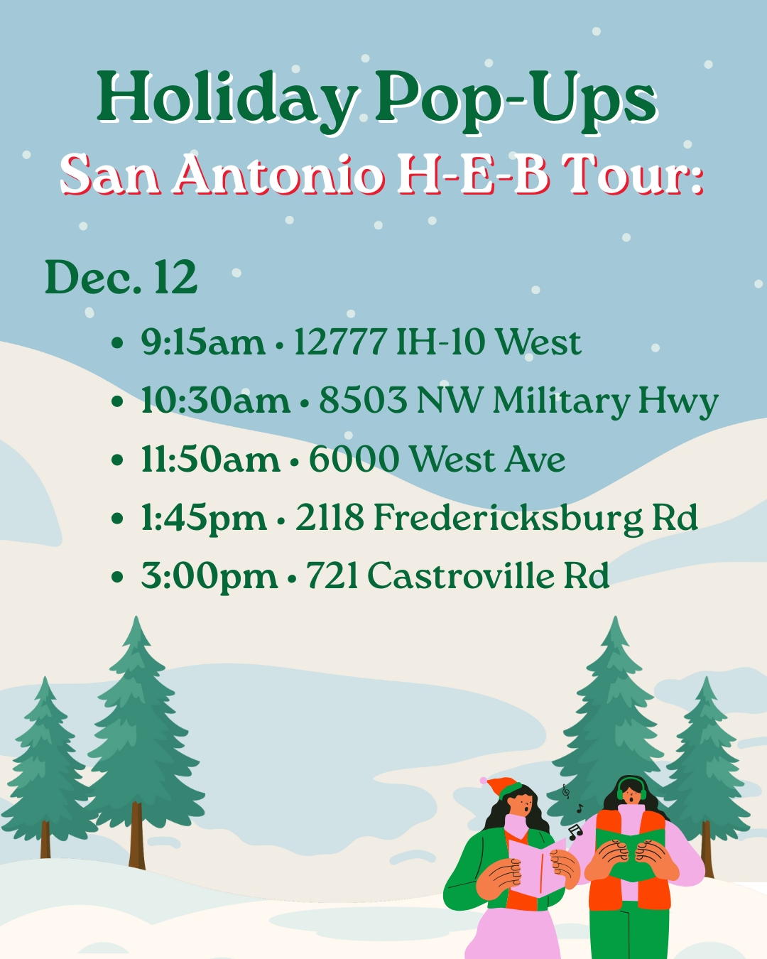 OSA Holiday Pop-ups