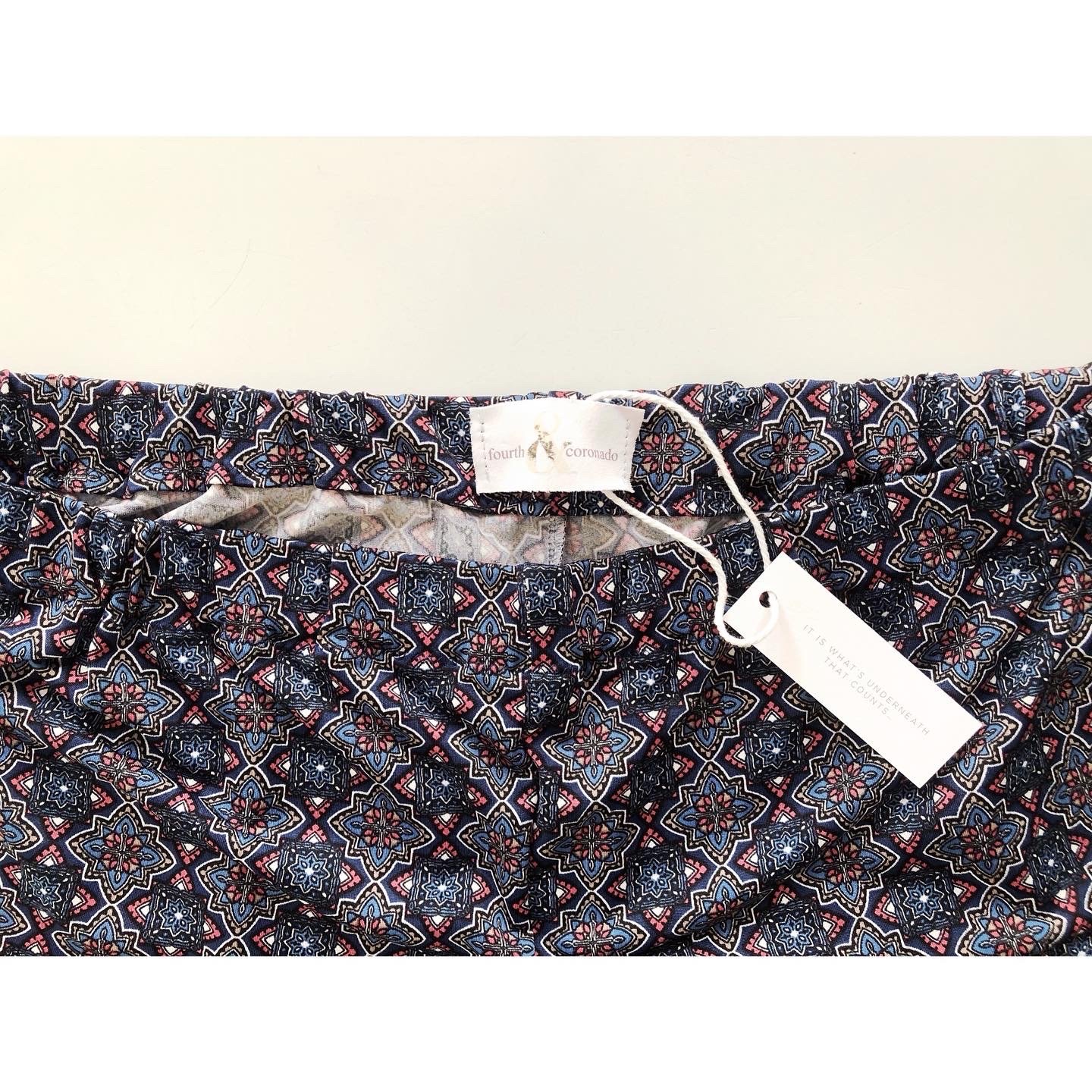 Blue Geometric Shorts Close Up.JPG