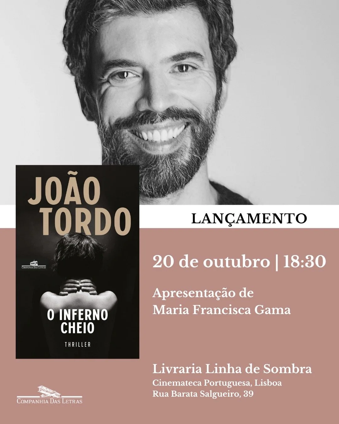 20 OUTUBRO lançamento em LISBOA
