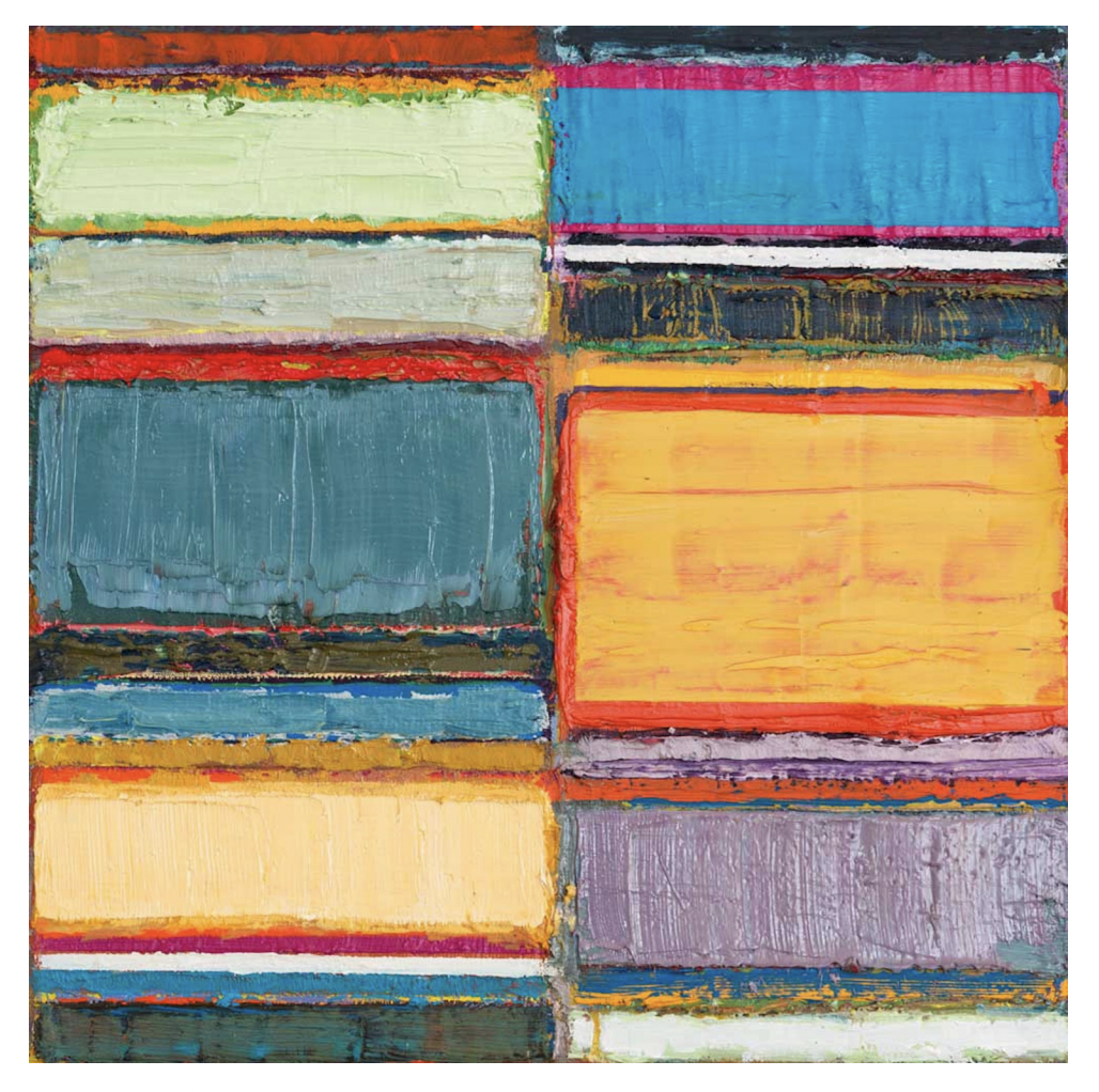 Tegene Kunbi, Untitled VI, 2018, Acrylic paint on canvas