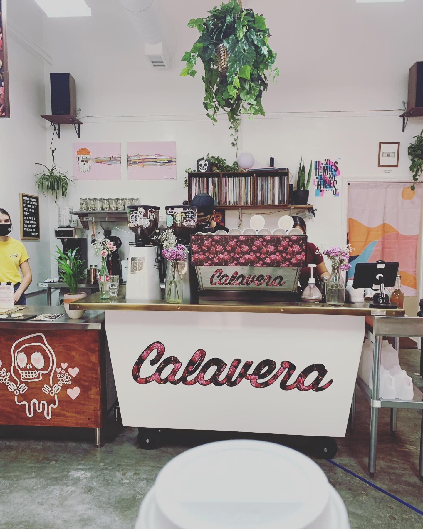 @calaveracoffee is just the coolest. And I&rsquo;m SO HAPPY you&rsquo;re back open. 😭🙌🏻👏💕