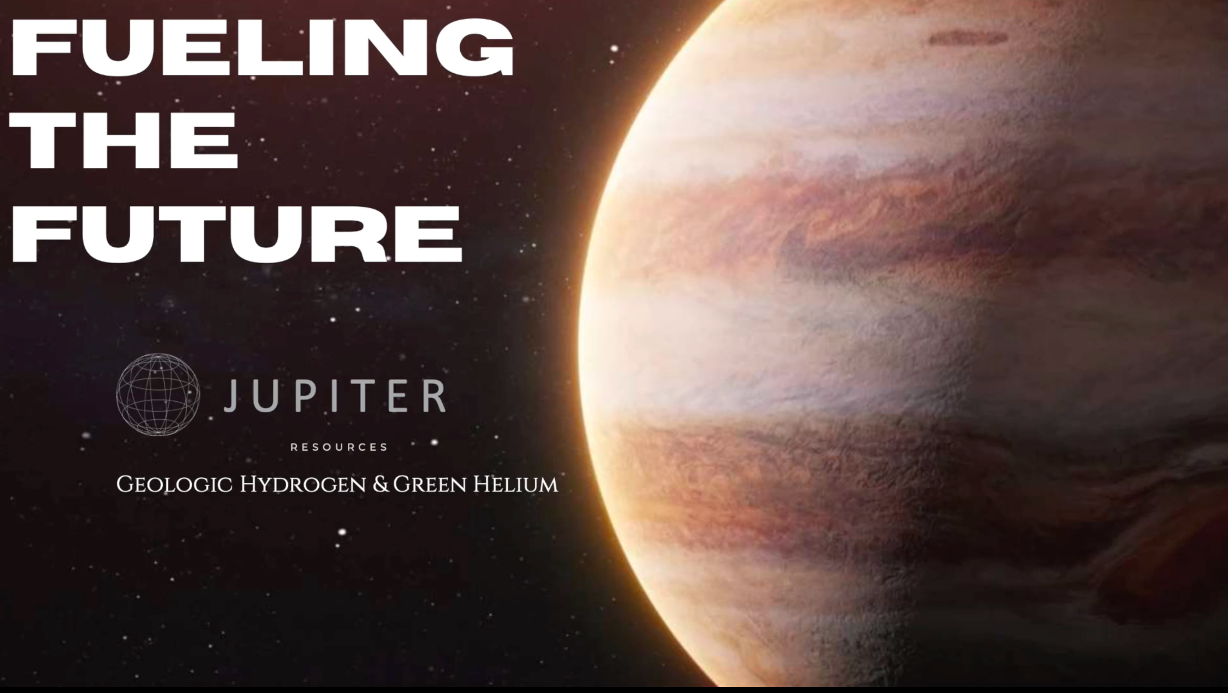 JUPITER RESOURCES BACKSTORY