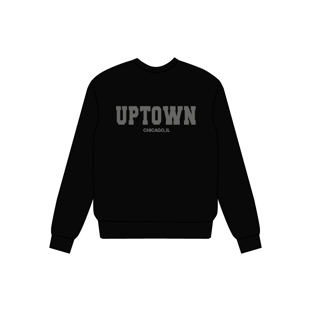 UPTOWN Crewneck  (Black)