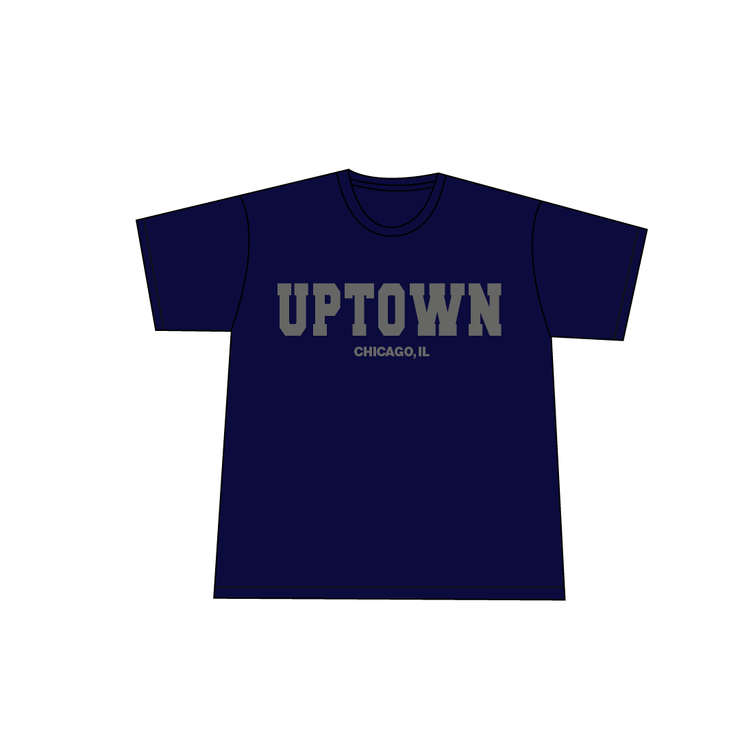 UPTOWN Tee  (Navy)