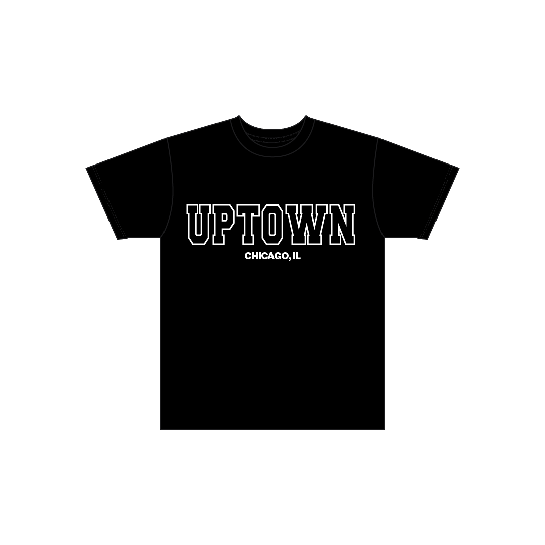 UPTOWN Tee  (Black) *CYBER WEEK SALE*