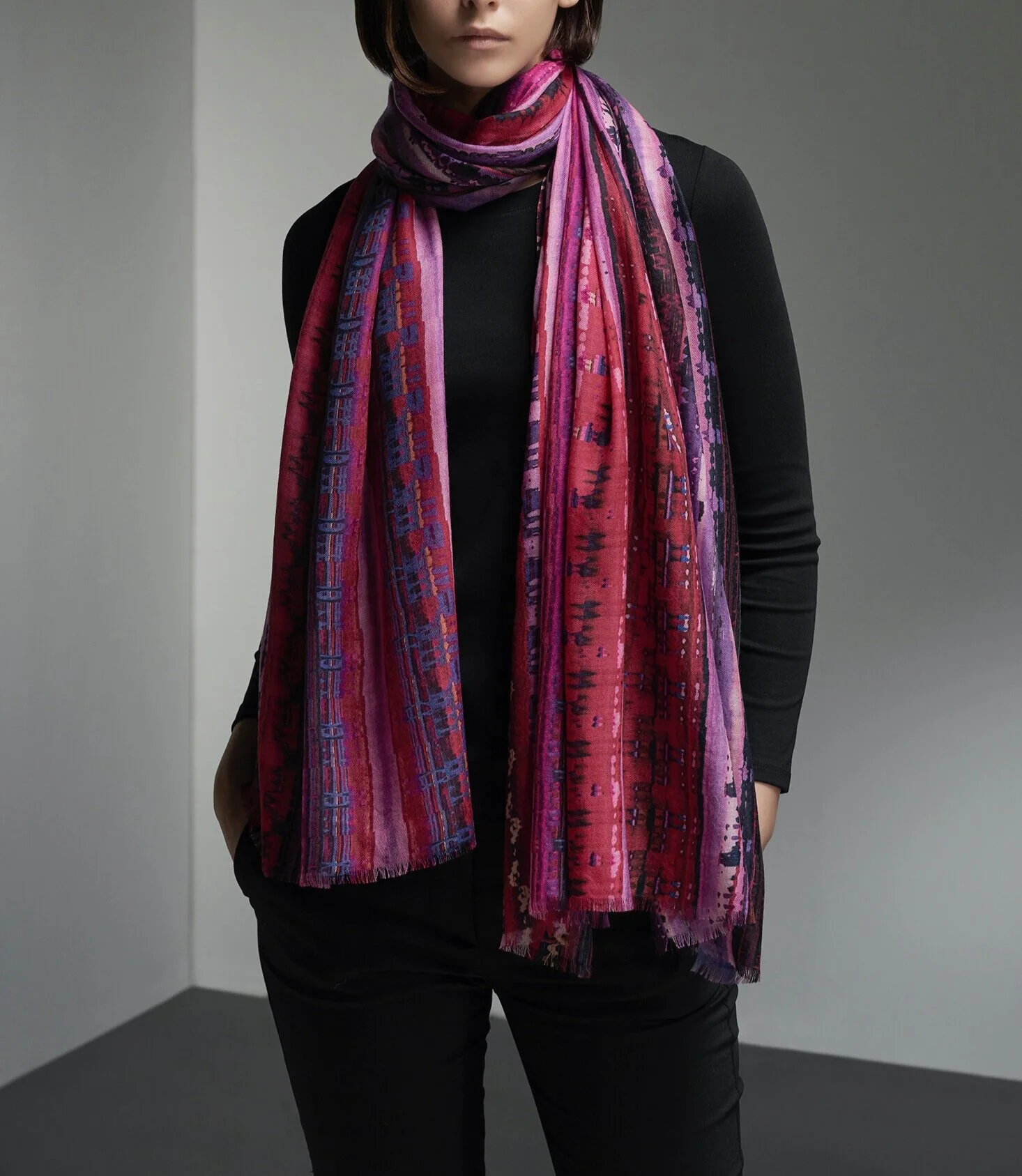 Spring Symphony Pure Wool Scarf