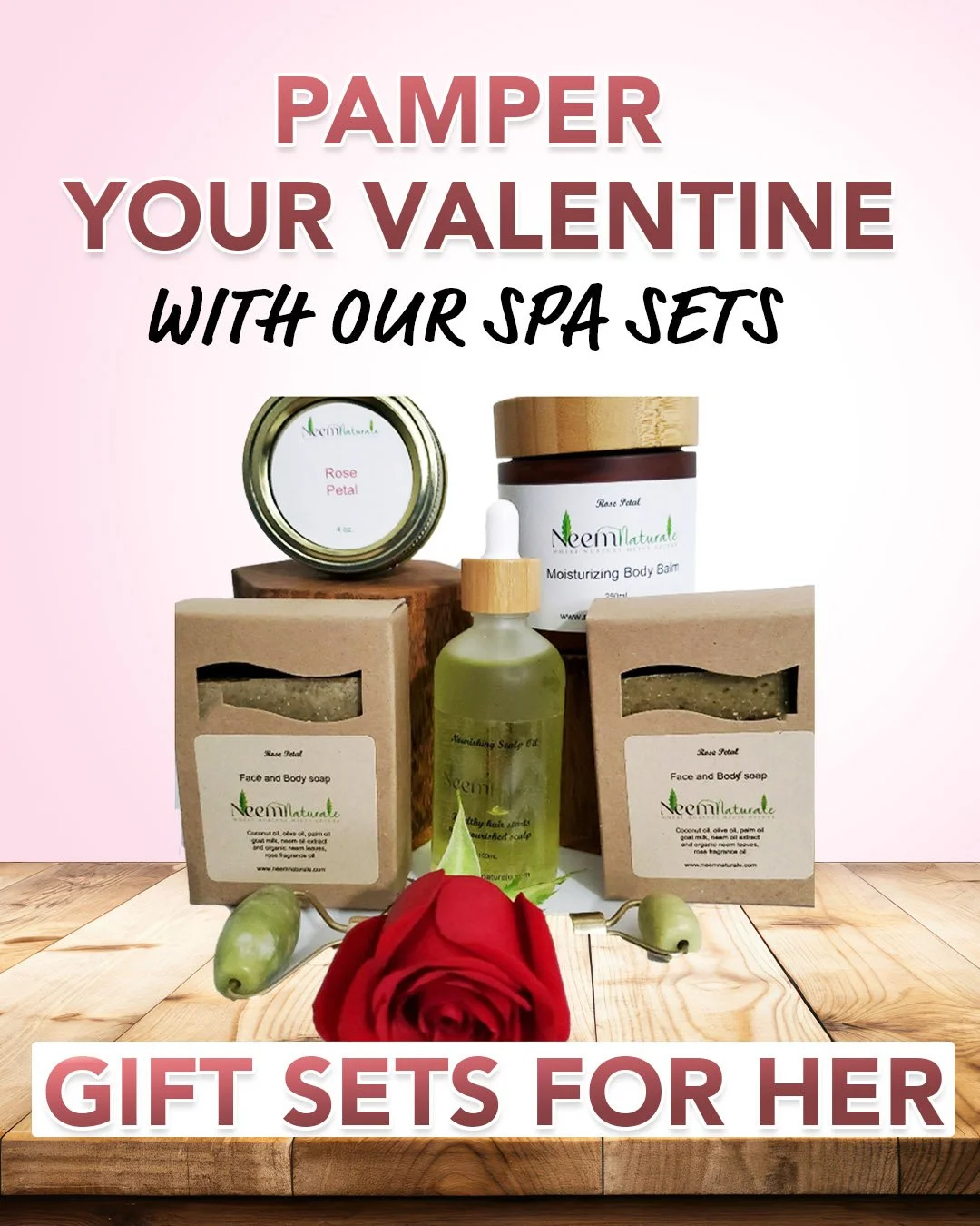 Looking for the perfect gift to pamper your valentine? Wrap them in love, warmth, and radiant skin this Valentine&rsquo;s Day with our skincare gift sets. 💕✨

Choose from our different skincare gift sets:
❤️Women's Premium Spa Gift Set
❤️Men's Premi