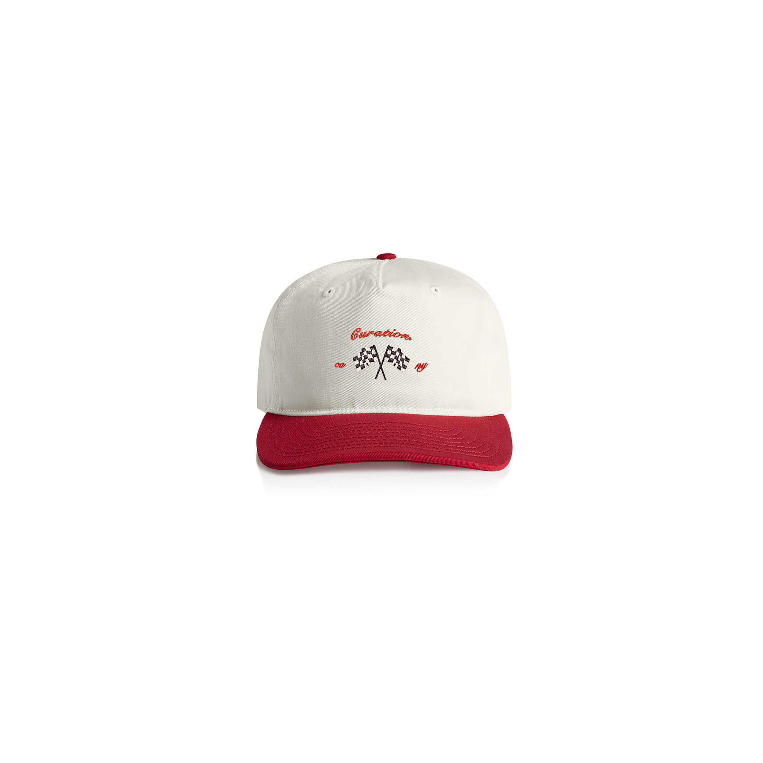 Cardinal Checkered Flag Two Tone Hat.png (Copy)