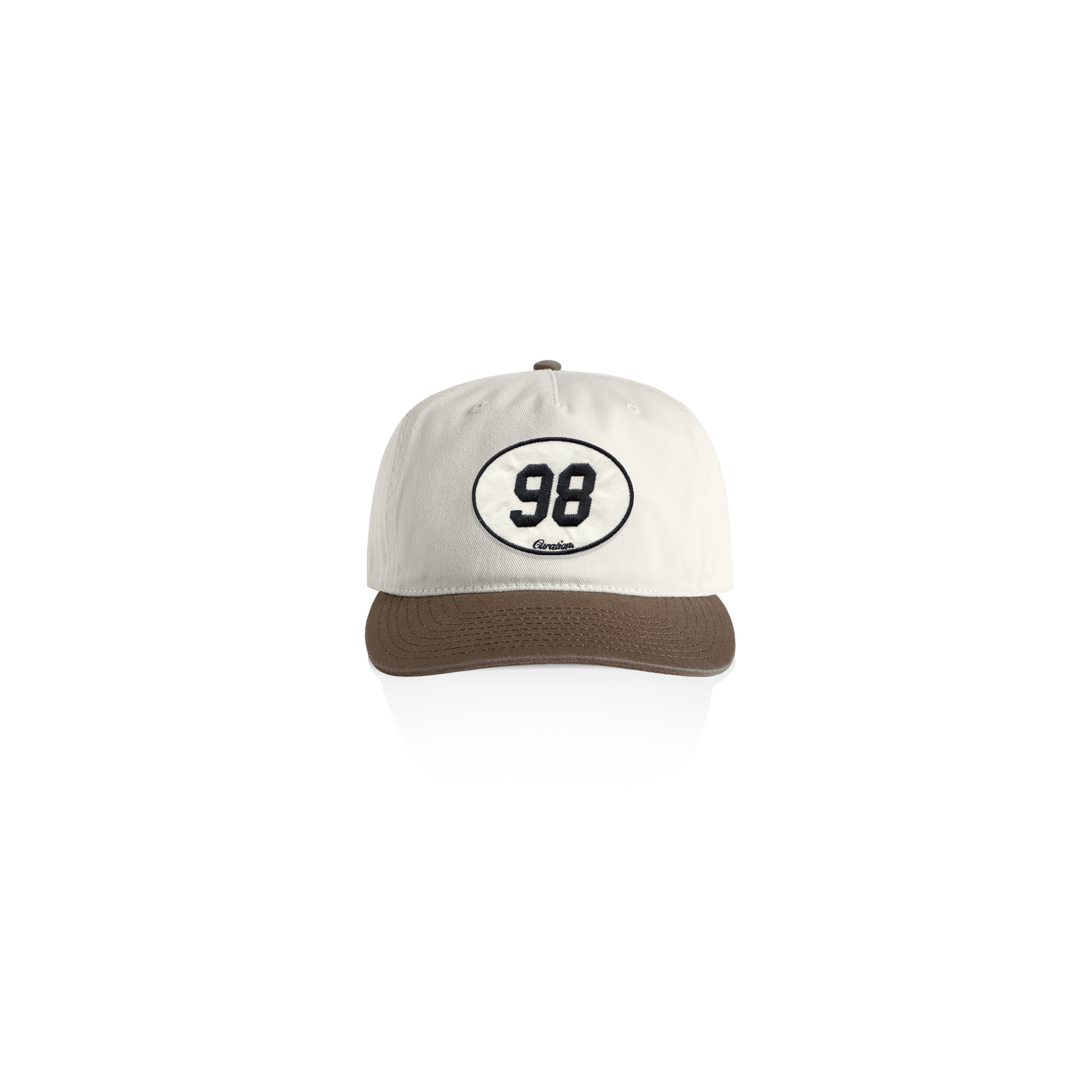 Walnut Number Plate Two Tone Hat.png