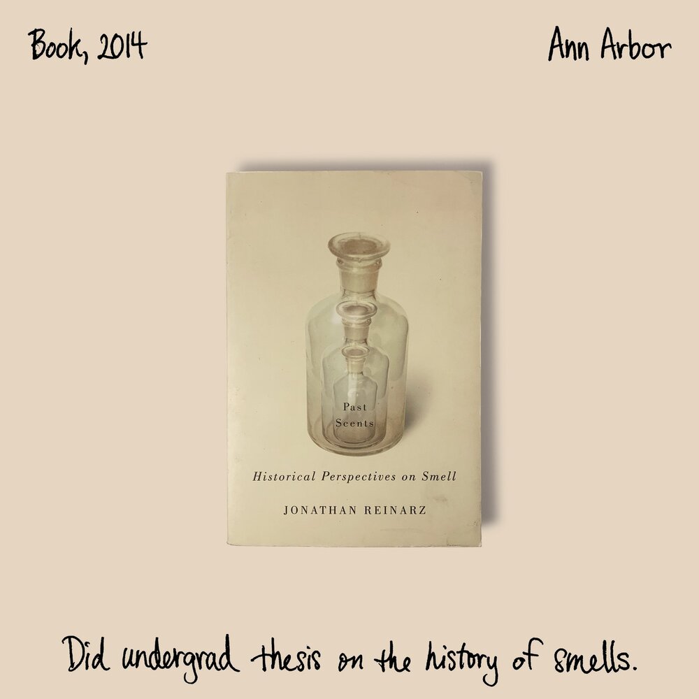 096 | Book, 2014

&ldquo;My second year of school, I took a medieval history class. I had to pick an object in one of the museums on campus and I picked a sensor, the thing that you swing with incense. After that paper, I became obsessed with the his
