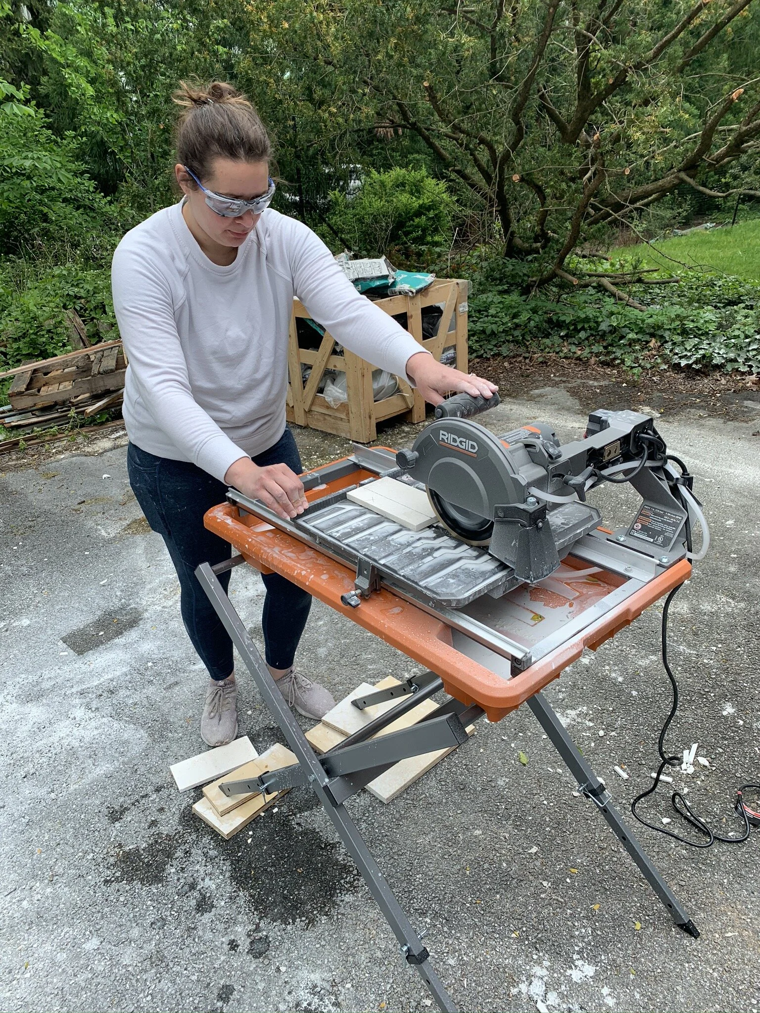 Our Fancy New Rigid Tile Saw