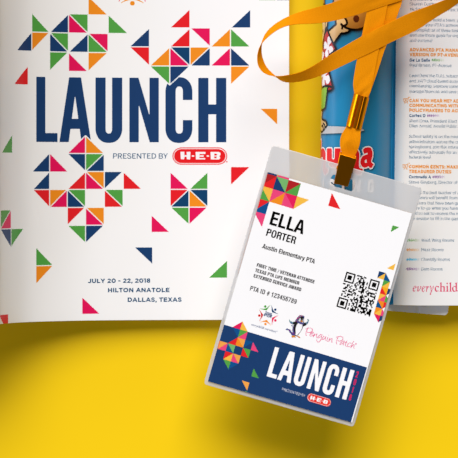 Texas PTA LAUNCH Branding