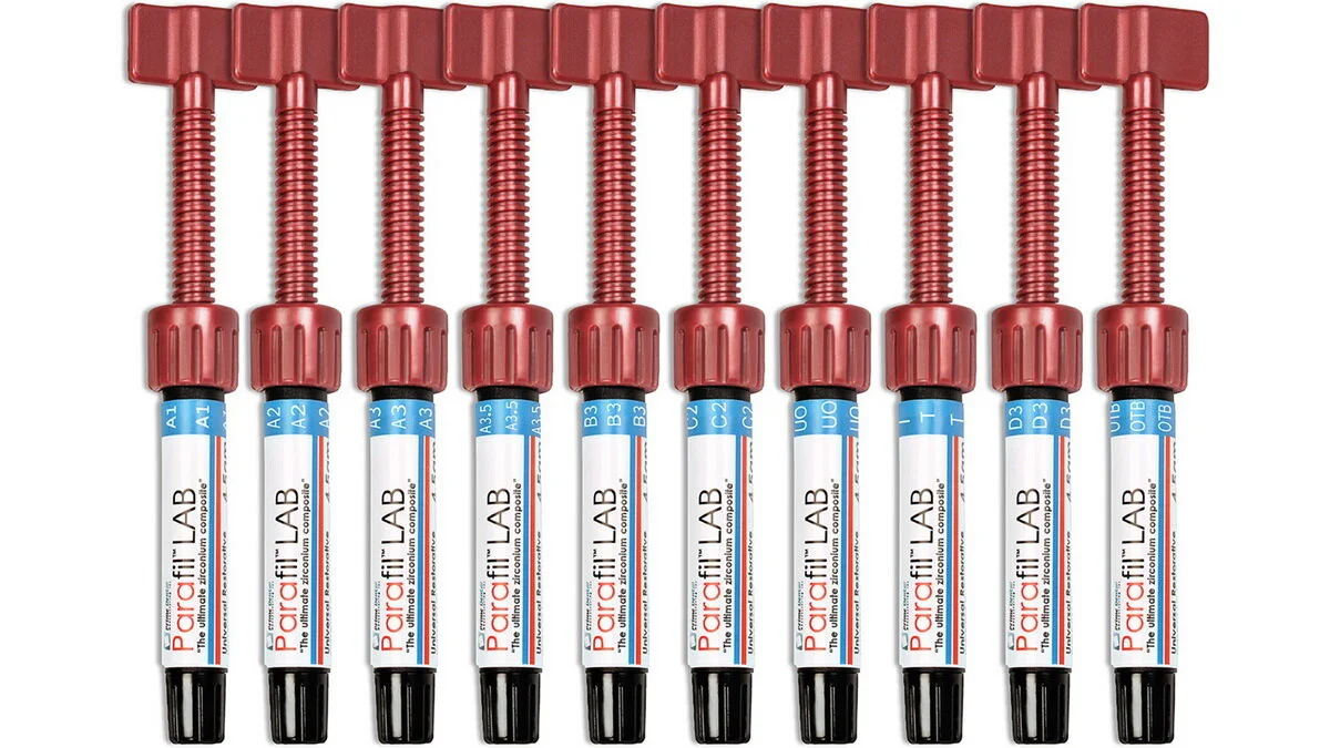 thumbnail interactive-video image 1 of Lot Of 3 Parafil Zirconium Composite Universal Restorative A3 Syringes – Prime Dental – Exp 12/2025 1 of 3