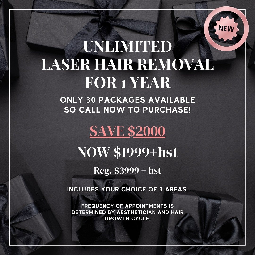 🌟 NEW TREATMENTS 🌟 3 EXCLUSIVE BLACK FRIDAY SALES now available at Dr. Andrea Cosmetic MD!

✨ Unlimited Laser Hair Removal for 1 year &mdash; includes 3 areas of your choice. Limited to only 30 packages, so act fast!

✨ Receive a FREE underarm lase