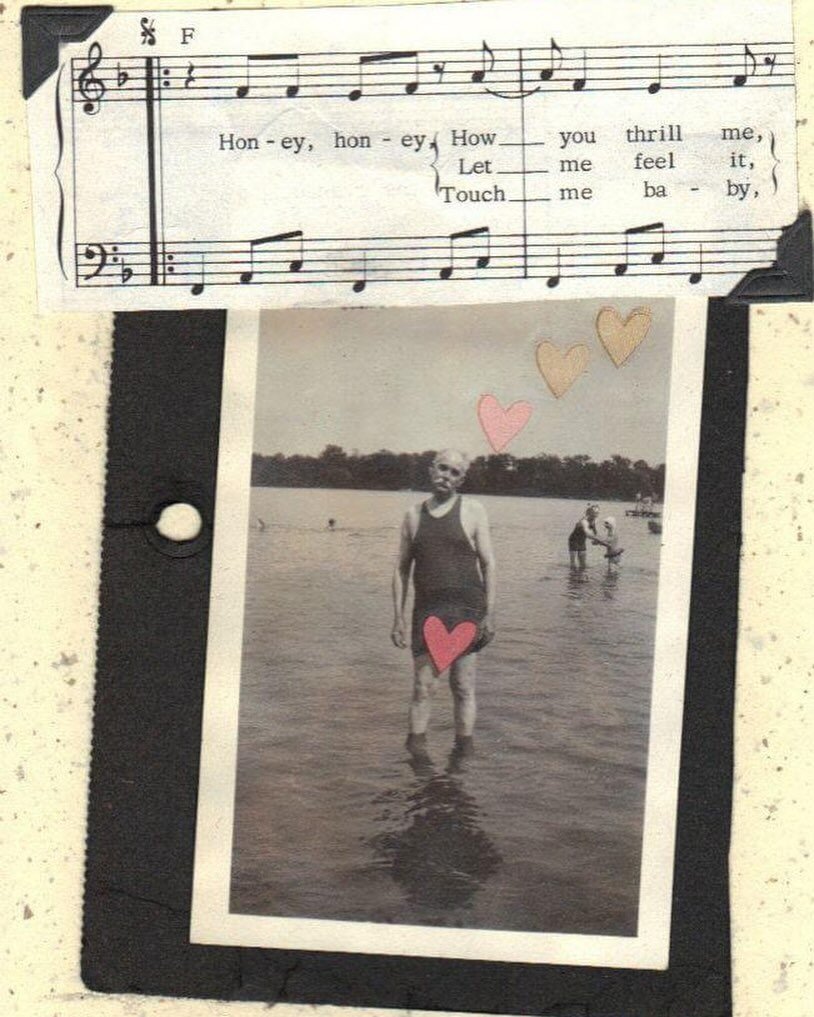 Although Frank&rsquo;s knees kept him out of the Navy, he still asked all the ladies to call him &ldquo;Sailor.&rdquo; Happy Valentine&rsquo;s Day! #ephemera #oldphotos #texasartasylum