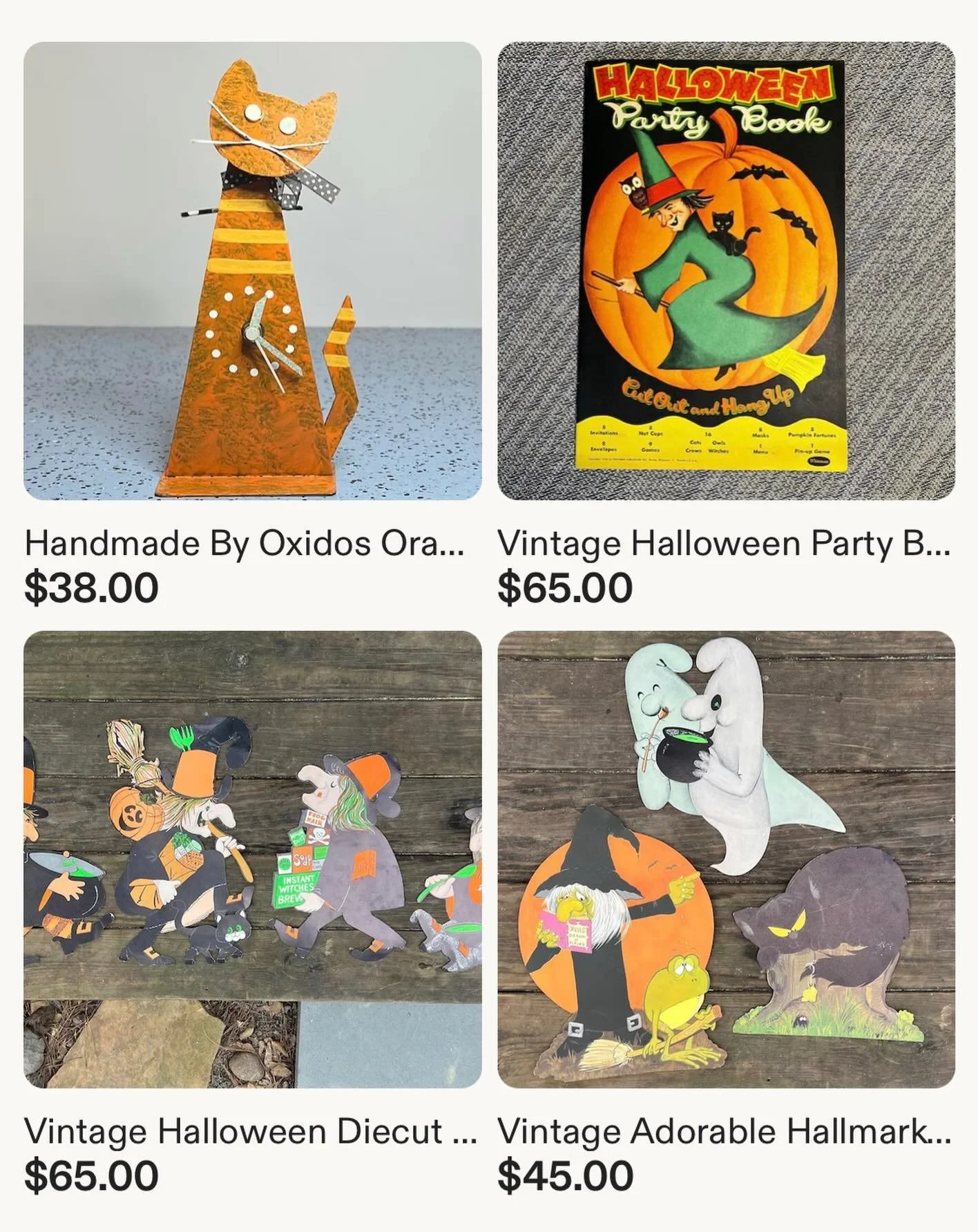 Don&rsquo;t forget to check out our Etsy shop for some awesome vintage Halloween ephemera! Buy online and pick up in the store if you&rsquo;re local. Link in bio.