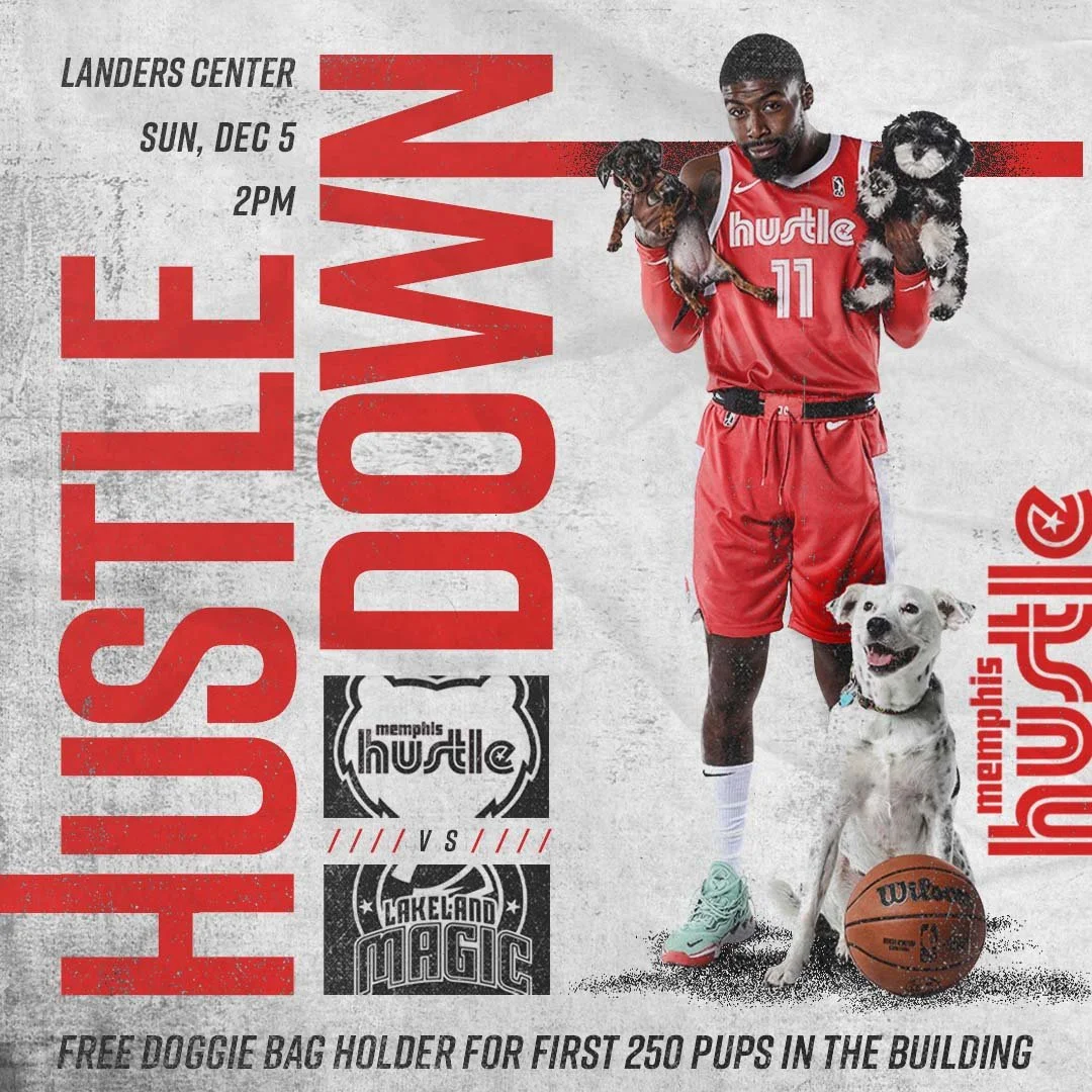 The Hustle travels in packs. 
Get tix to Hustle & Hounds Night. 