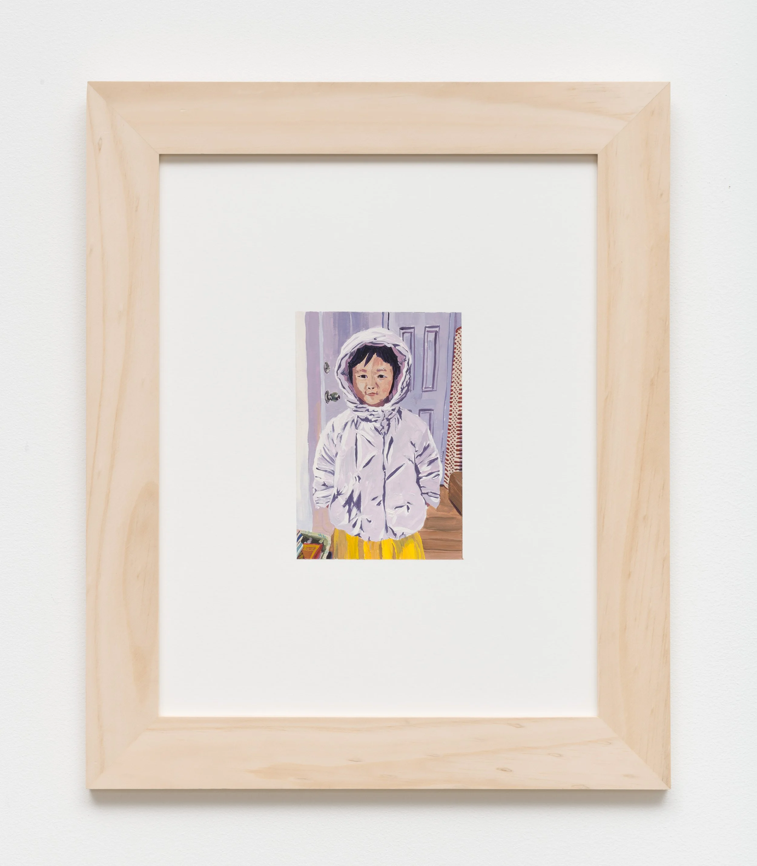 Jacket, 14 x 11 in (35.56 x 27.94 cm), acrylic on paper