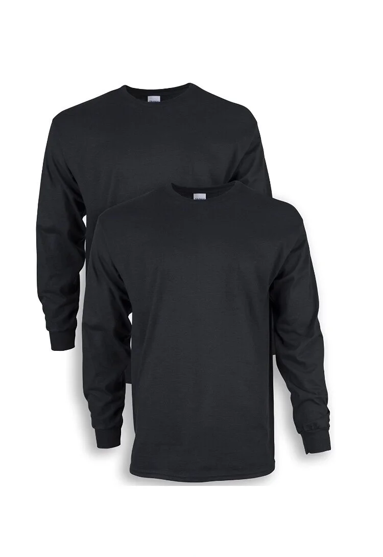 Pack of 2 Black Long Sleeve Shirts