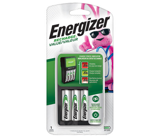 Energizer Battery Charger with 4 AA