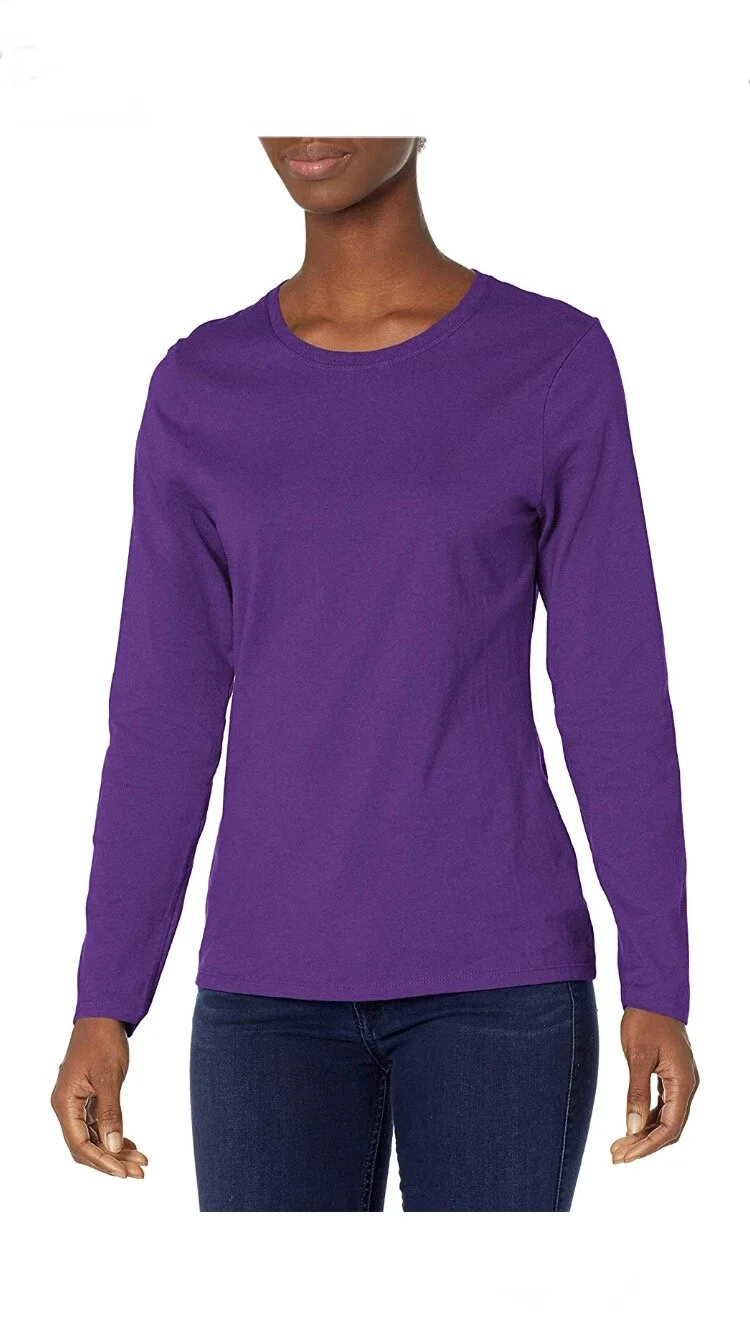 Purple Long Sleeve T-Shirt 